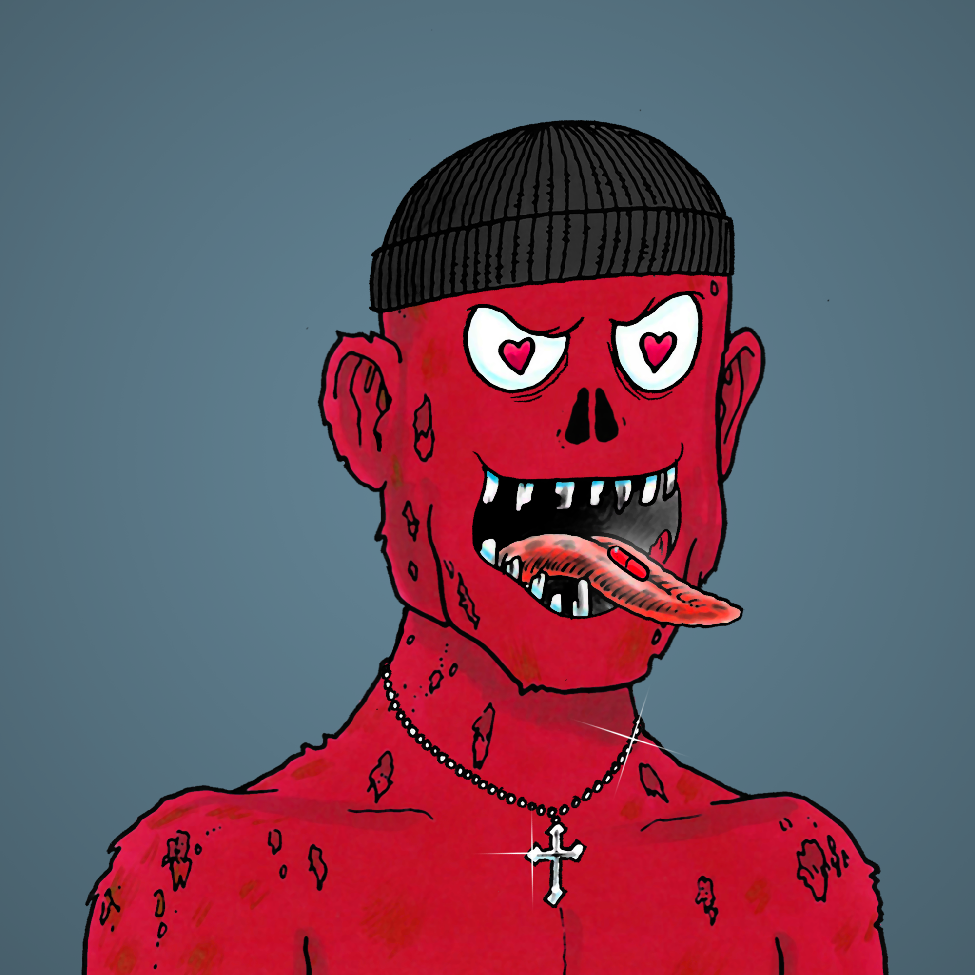 George Trosley - Jungle Freaks - Jungle Freak 6715 - NFT # 6715