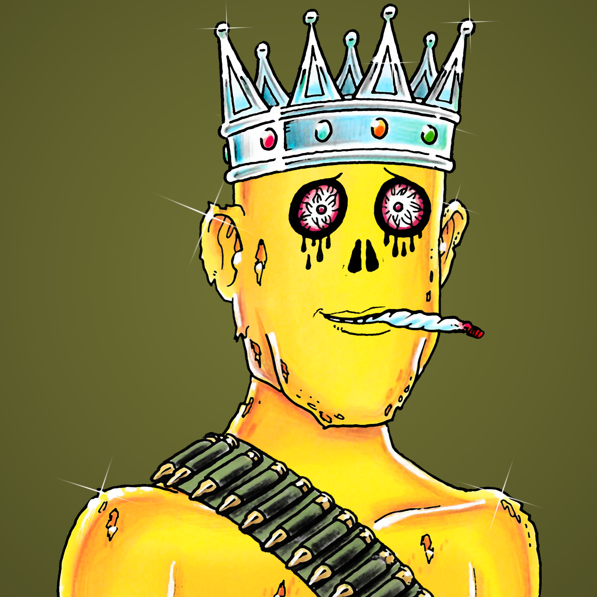 George Trosley - Jungle Freaks - Jungle Freak 6716 - NFT # 6716