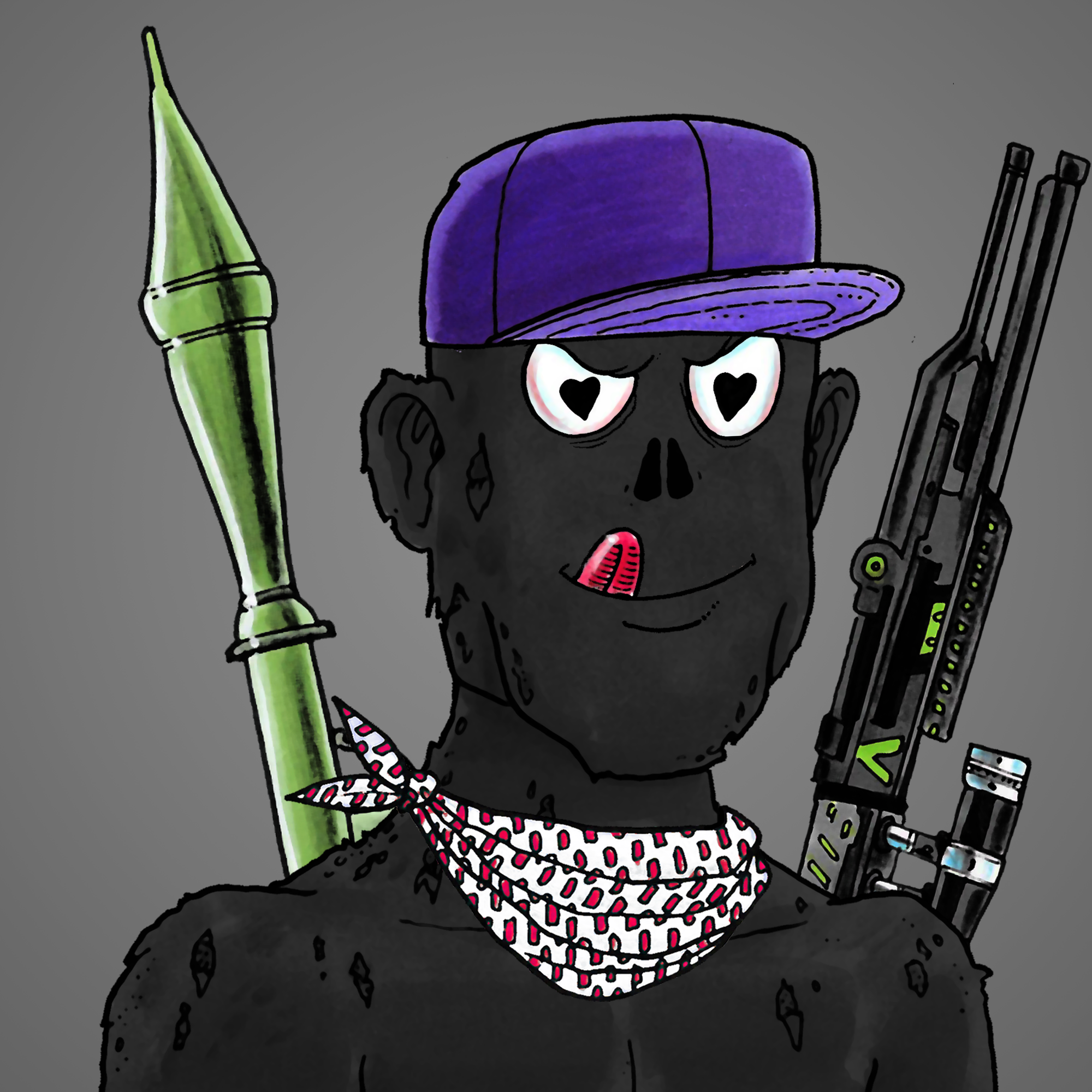 George Trosley - Jungle Freaks - Jungle Freak 672 - NFT # 672