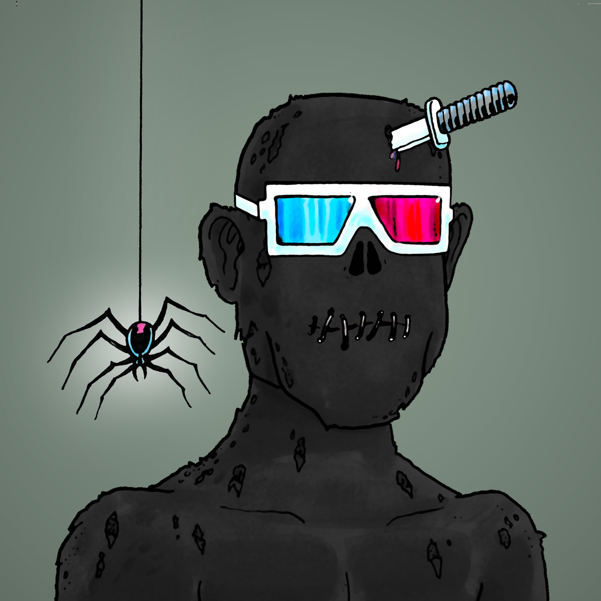 George Trosley - Jungle Freaks - Jungle Freak 6720 - NFT # 6720