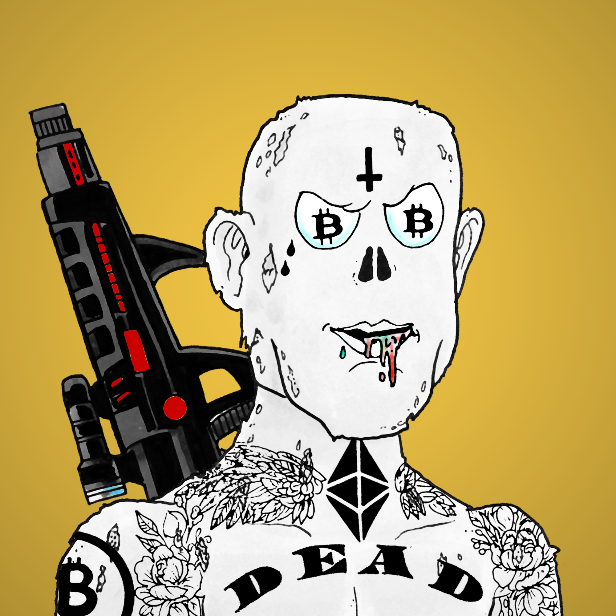 George Trosley - Jungle Freaks - Jungle Freak 6726 - NFT # 6726