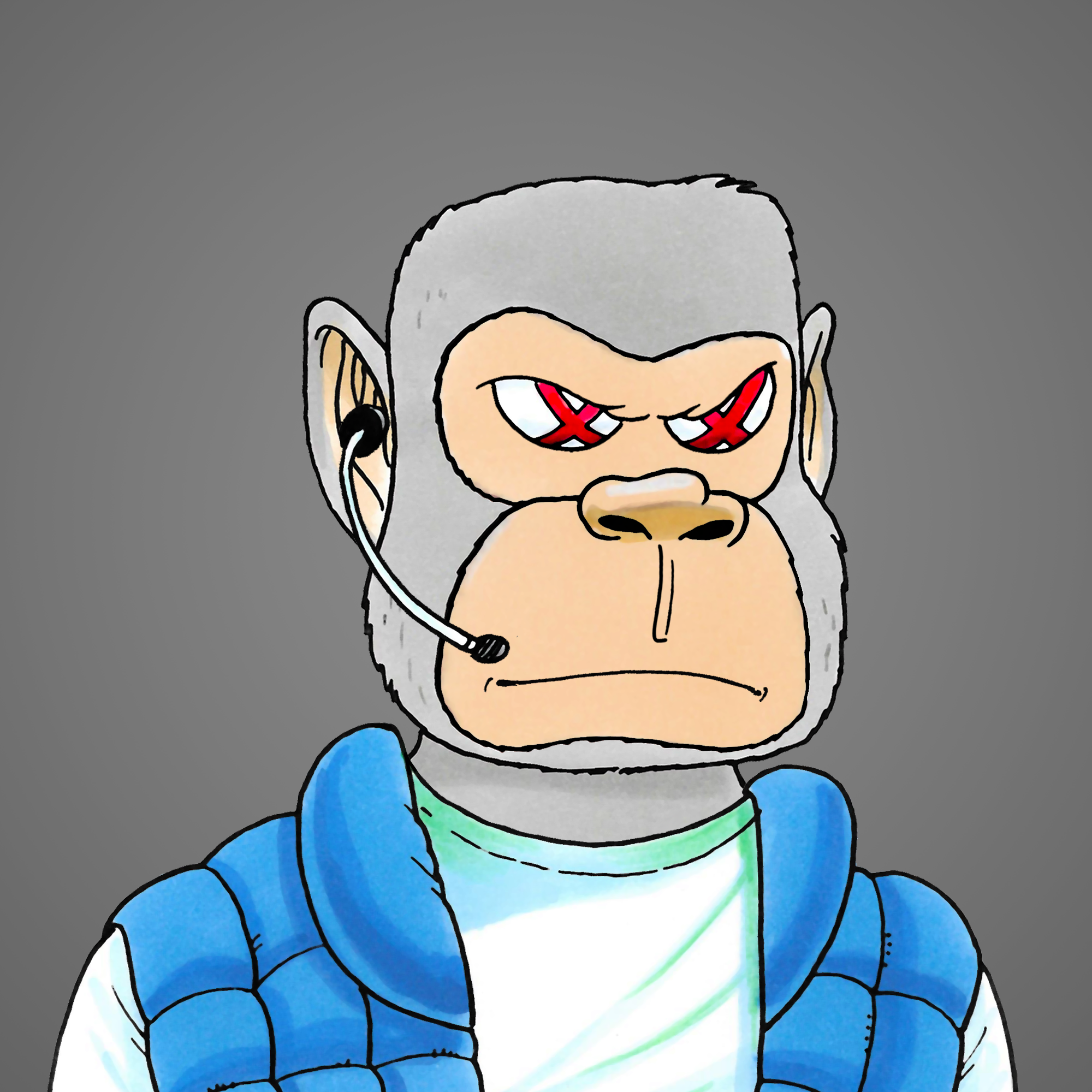 George Trosley - Jungle Freaks - Jungle Freak 6727 - NFT # 6727