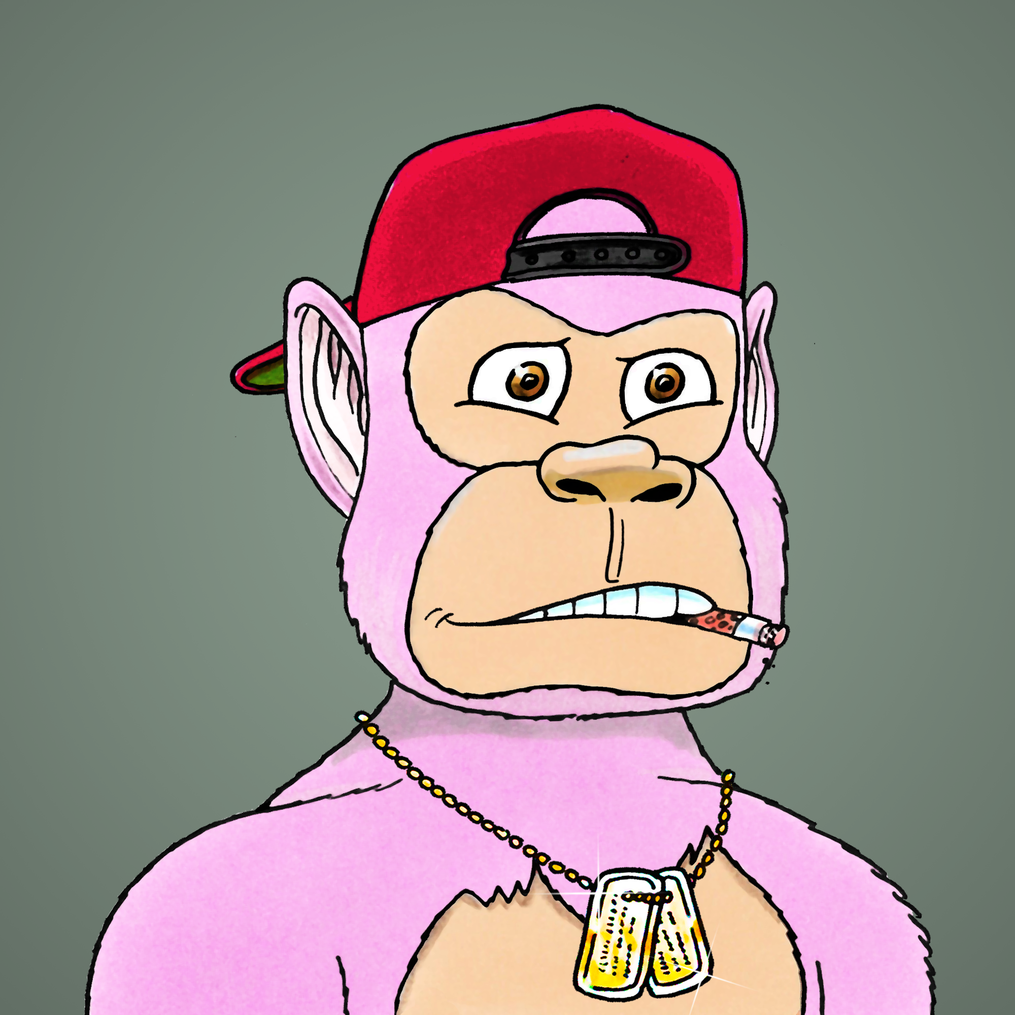 George Trosley - Jungle Freaks - Jungle Freak 6728 - NFT # 6728