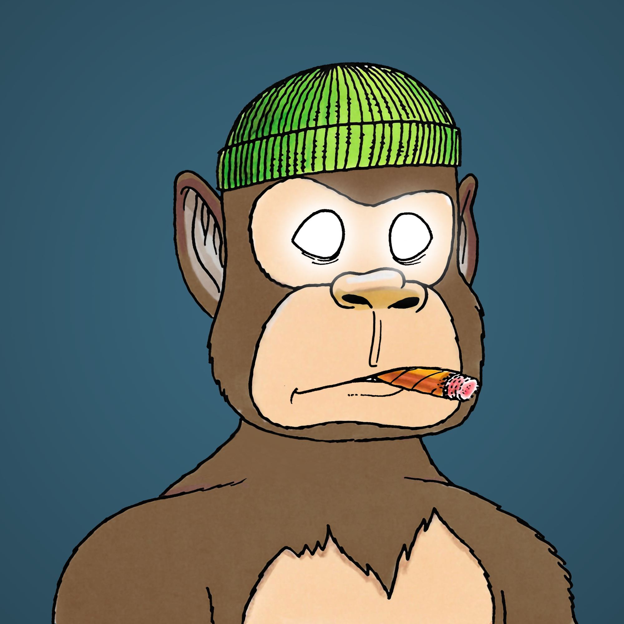 George Trosley - Jungle Freaks - Jungle Freak 6732 - NFT # 6732