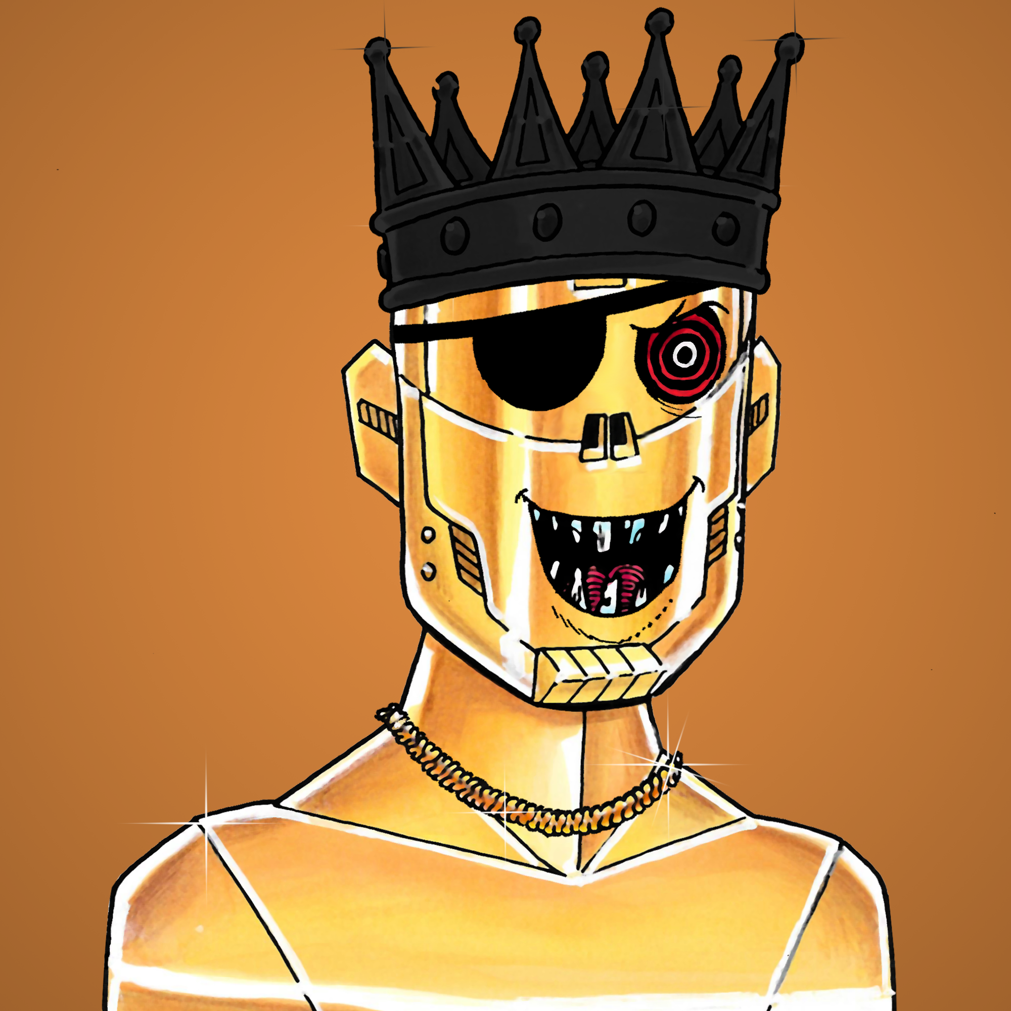 George Trosley - Jungle Freaks - Jungle Freak 6734 - NFT # 6734