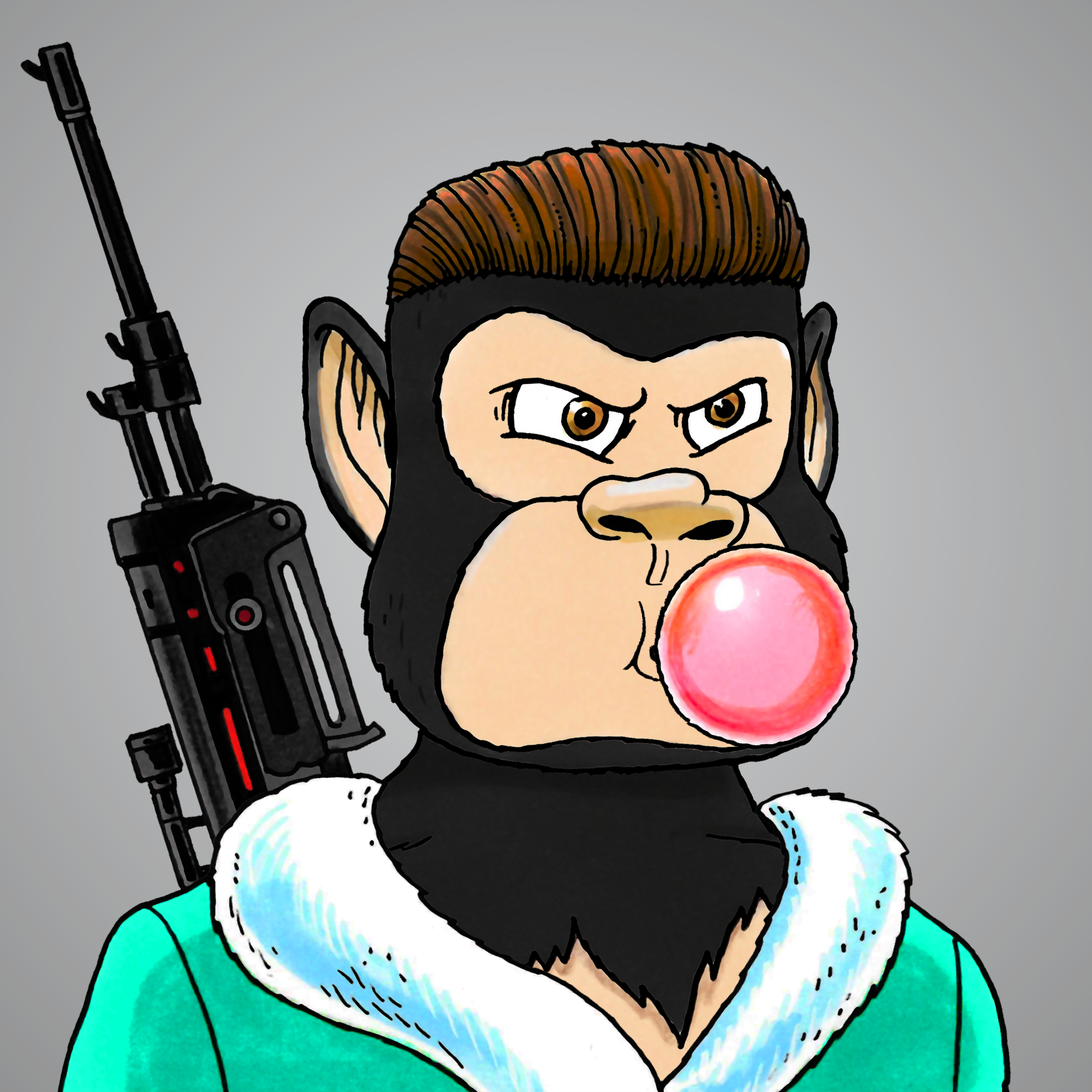 George Trosley - Jungle Freaks - Jungle Freak 6735 - NFT # 6735