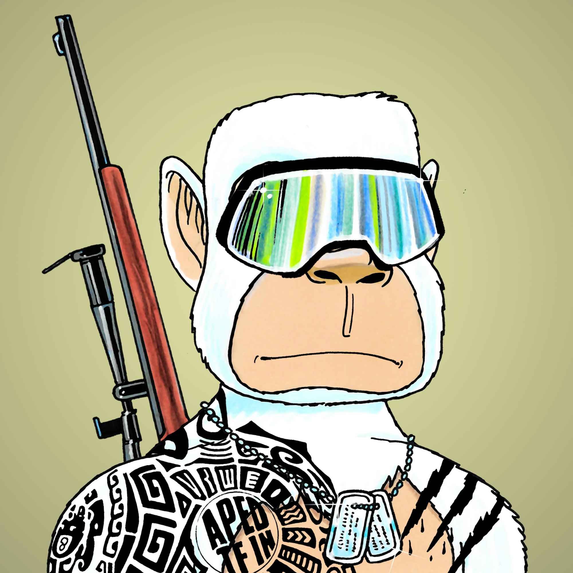 George Trosley - Jungle Freaks - Jungle Freak 6737 - NFT # 6737