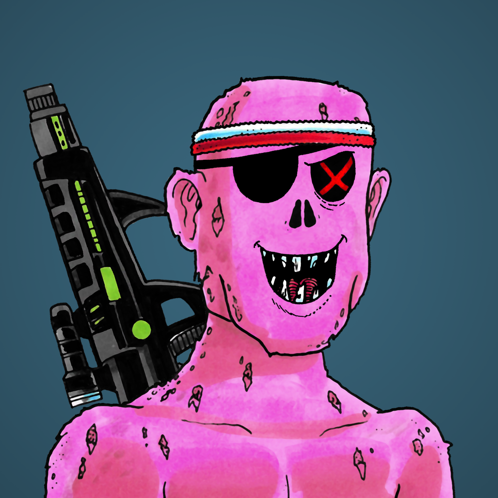 George Trosley - Jungle Freaks - Jungle Freak 6738 - NFT # 6738