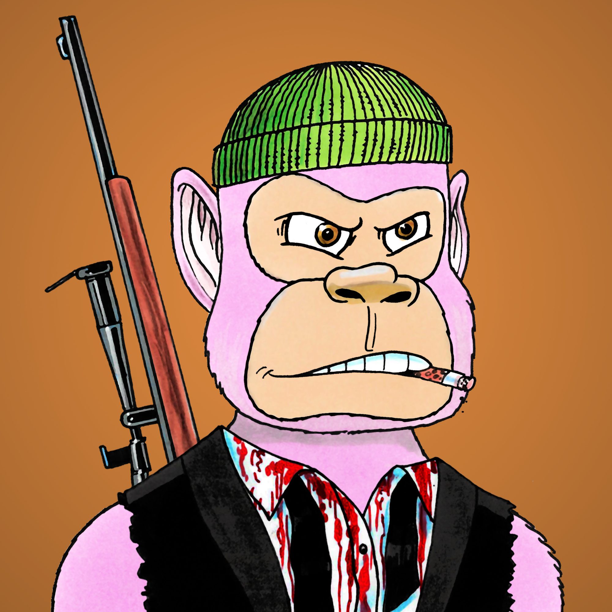 George Trosley - Jungle Freaks - Jungle Freak 674 - NFT # 674