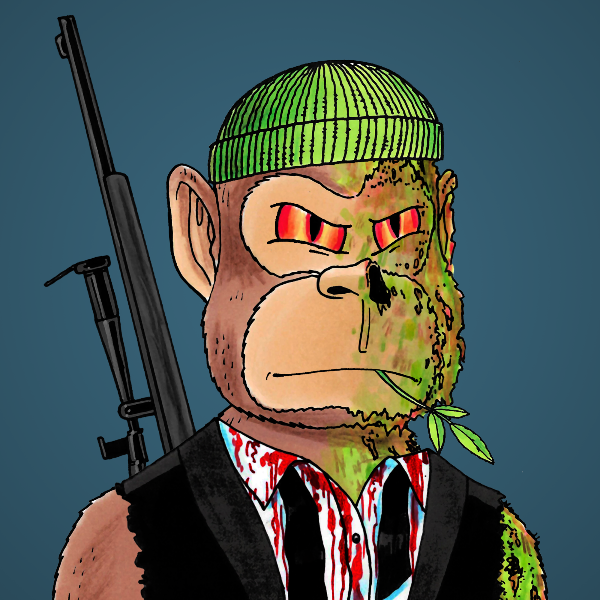 George Trosley - Jungle Freaks - Jungle Freak 6740 - NFT # 6740