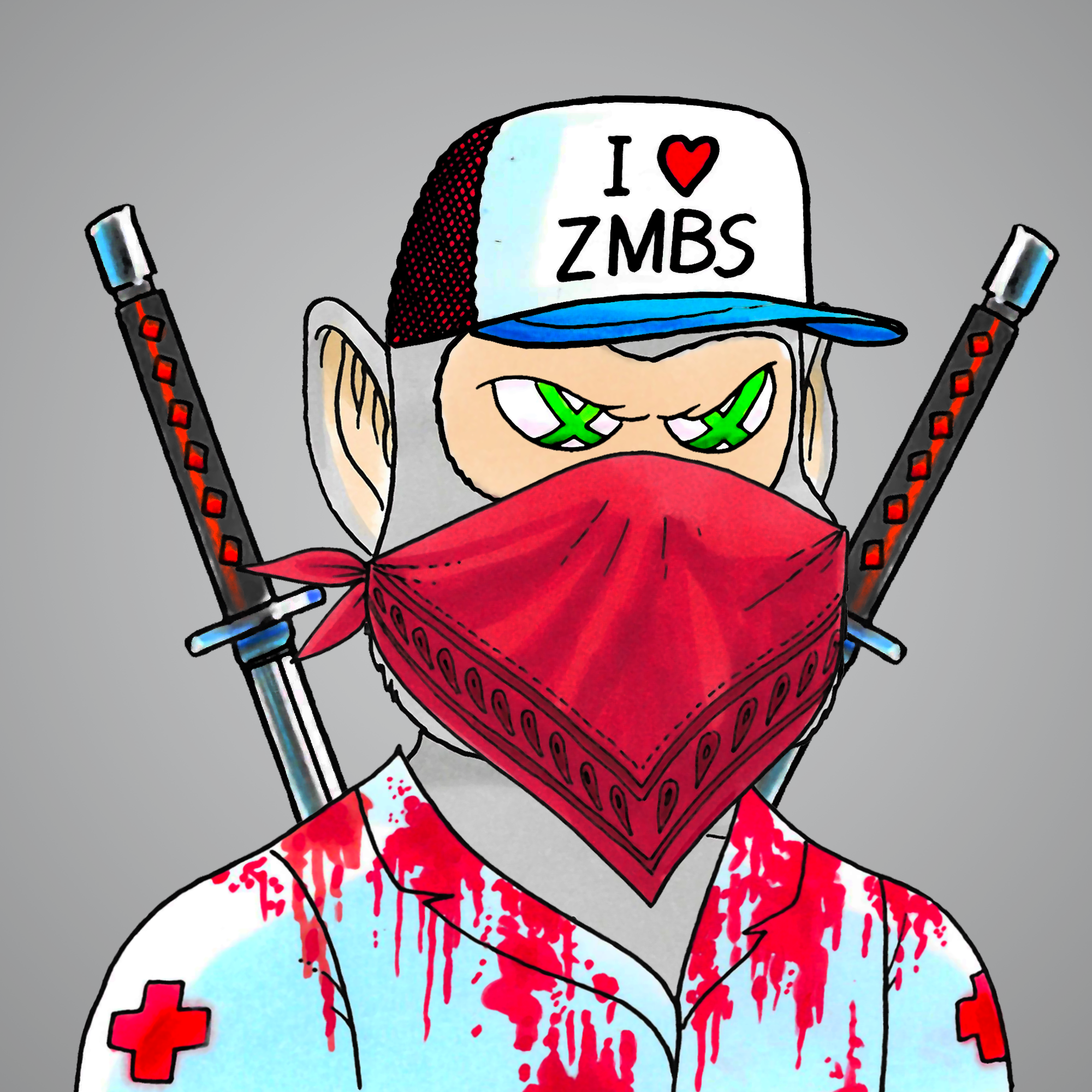 George Trosley - Jungle Freaks - Jungle Freak 6743 - NFT # 6743