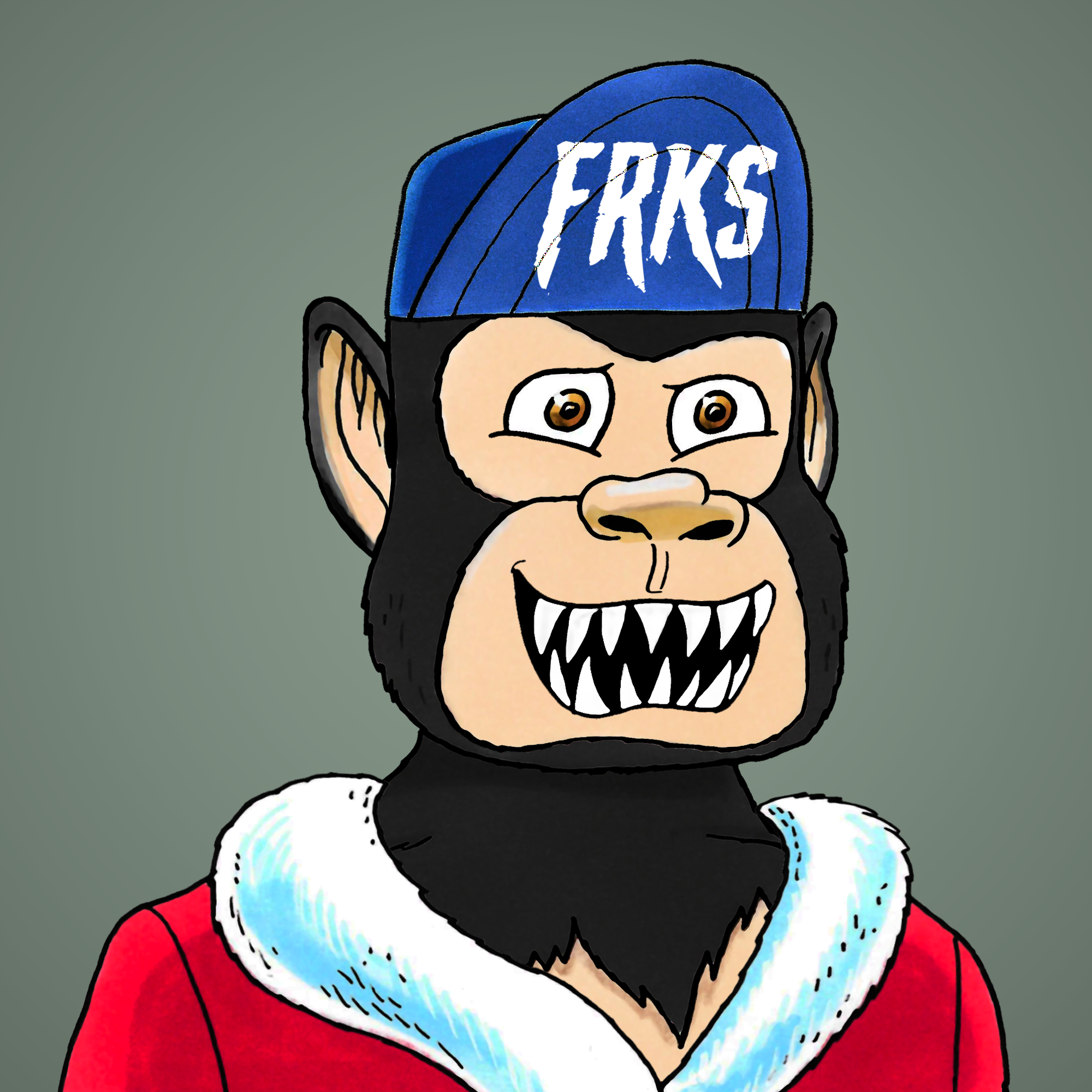 George Trosley - Jungle Freaks - Jungle Freak 6744 - NFT # 6744