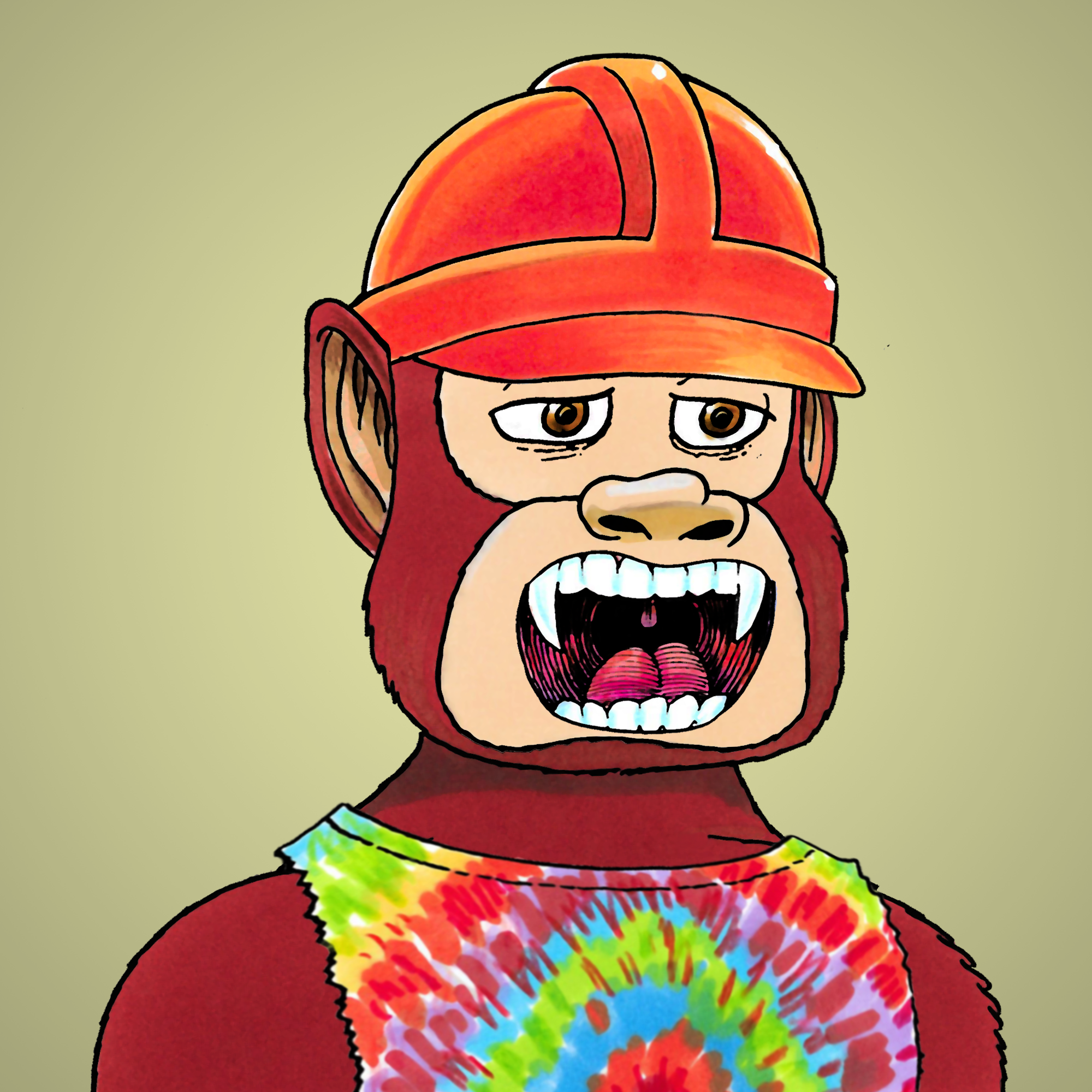 George Trosley - Jungle Freaks - Jungle Freak 6750 - NFT # 6750