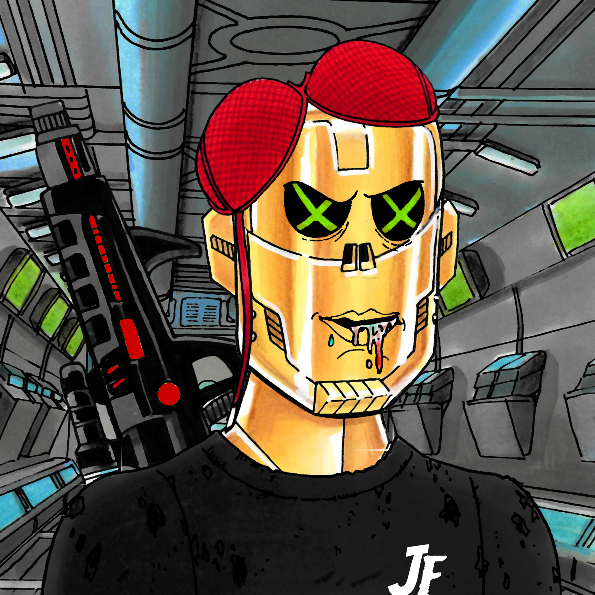 George Trosley - Jungle Freaks - Jungle Freak 6754 - NFT # 6754