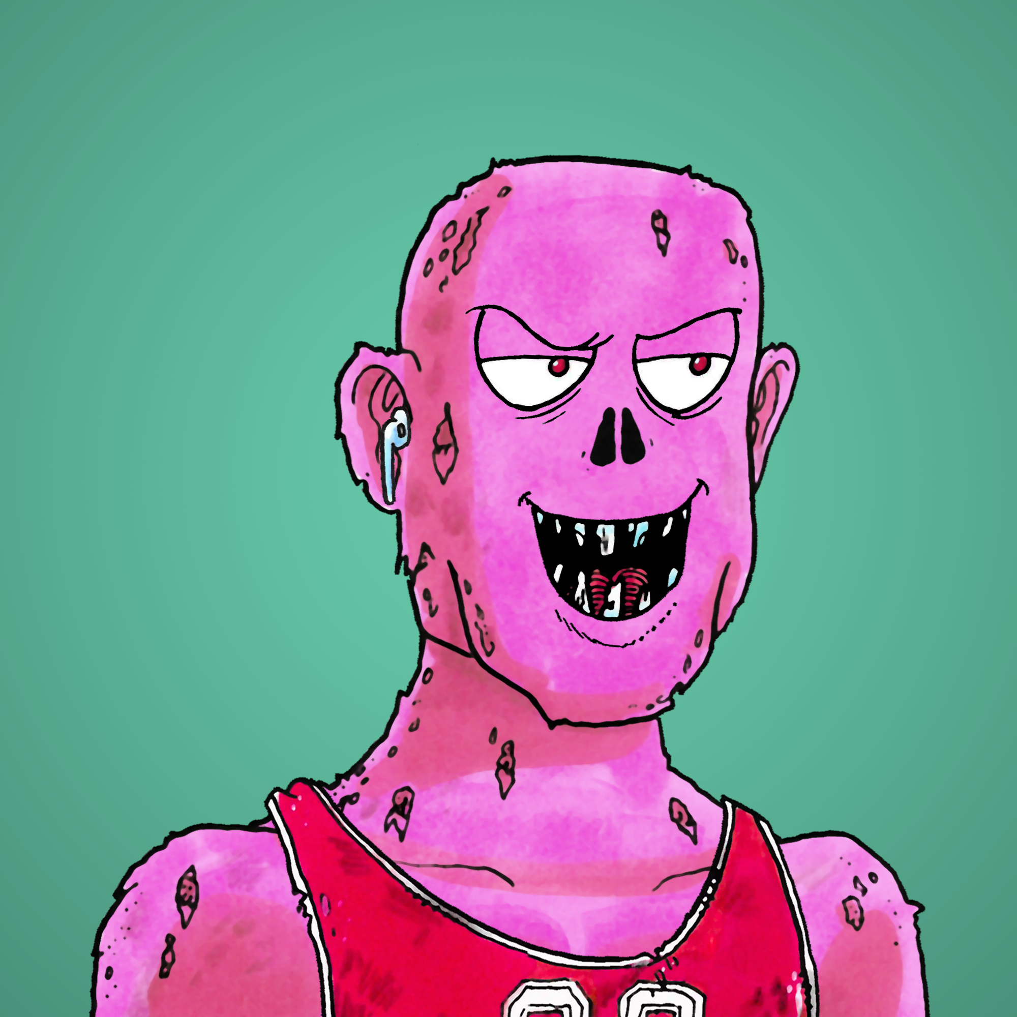 George Trosley - Jungle Freaks - Jungle Freak 6758 - NFT # 6758