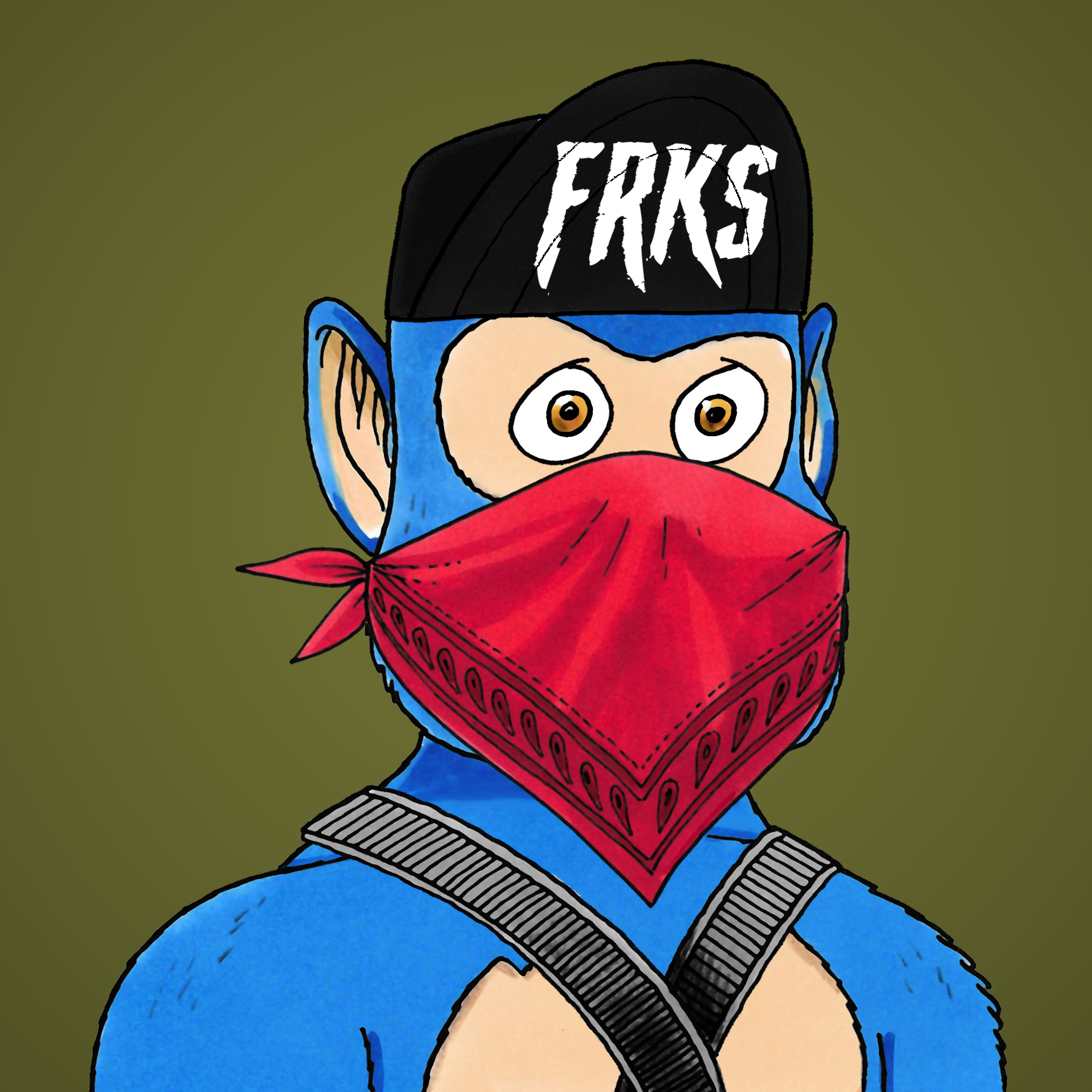 George Trosley - Jungle Freaks - Jungle Freak 6759 - NFT # 6759