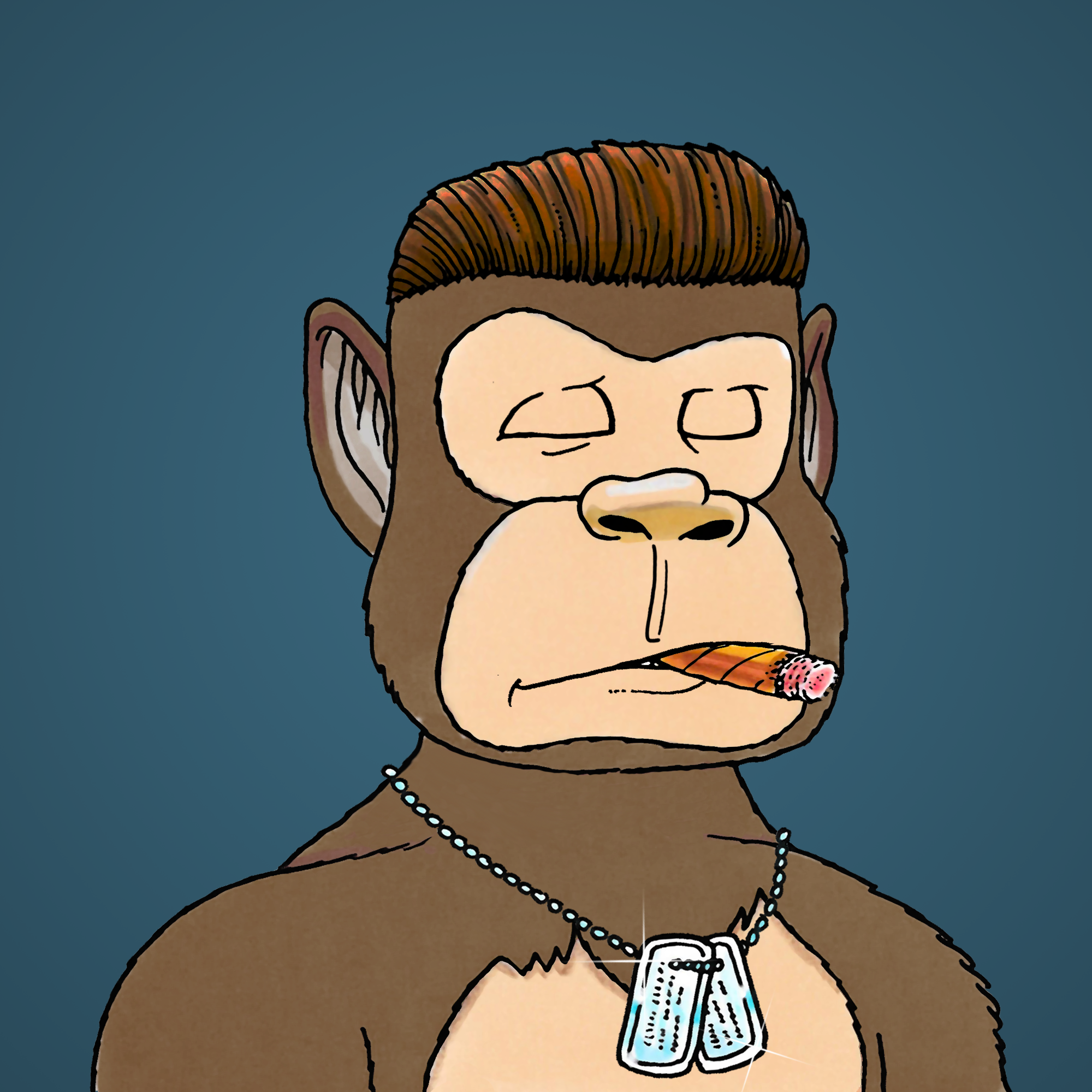 George Trosley - Jungle Freaks - Jungle Freak 676 - NFT # 676