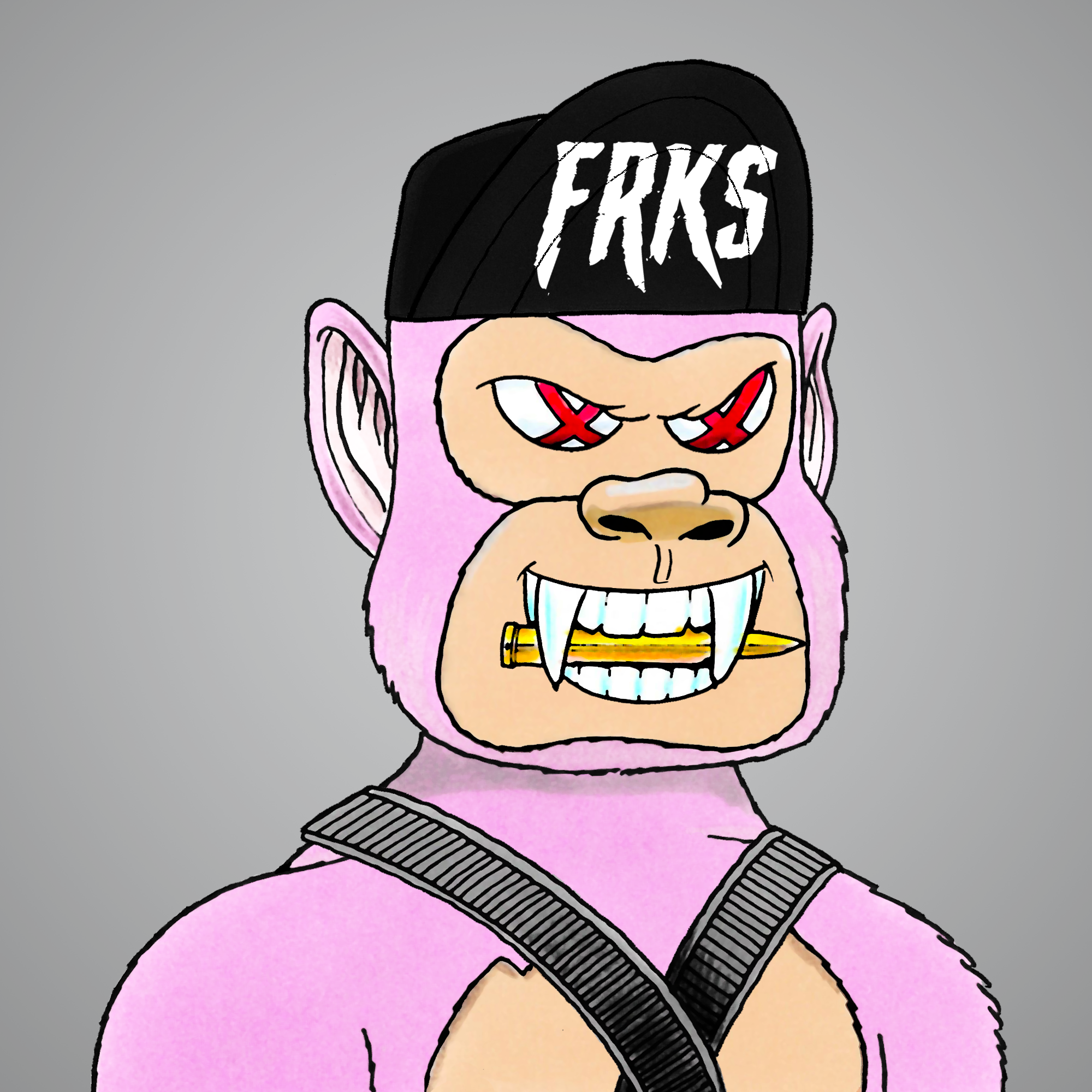 George Trosley - Jungle Freaks - Jungle Freak 6766 - NFT # 6766