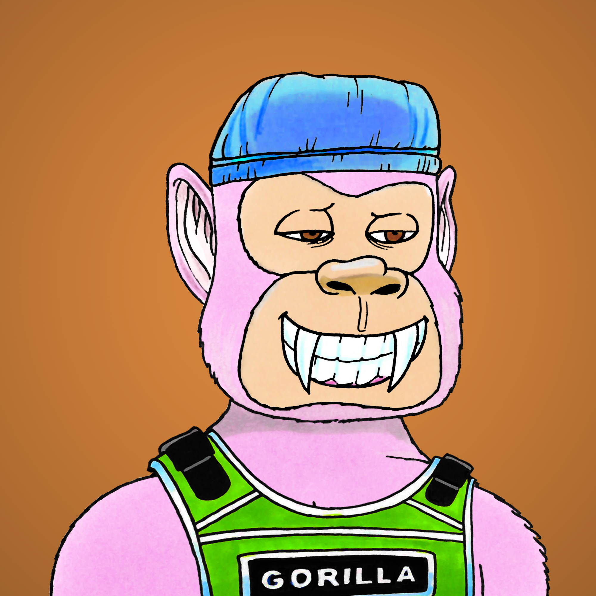 George Trosley - Jungle Freaks - Jungle Freak 6772 - NFT # 6772