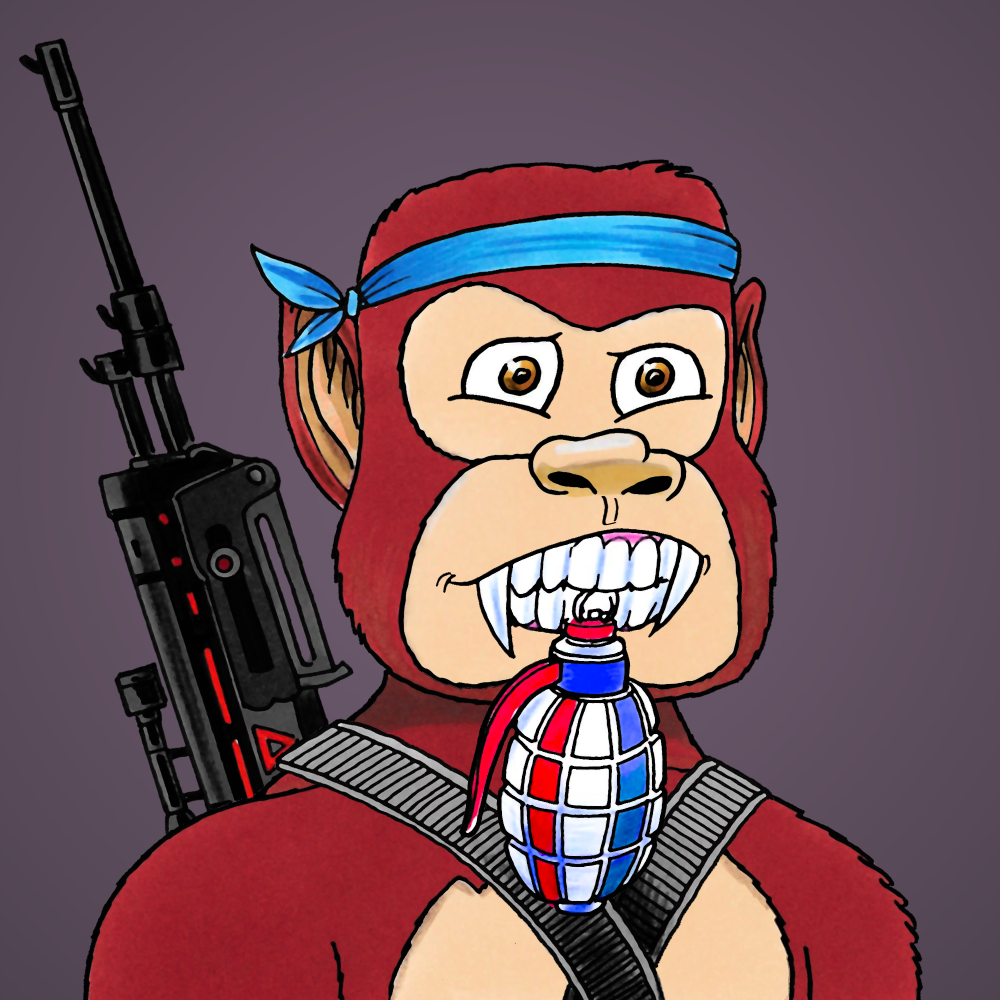 George Trosley - Jungle Freaks - Jungle Freak 6777 - NFT # 6777