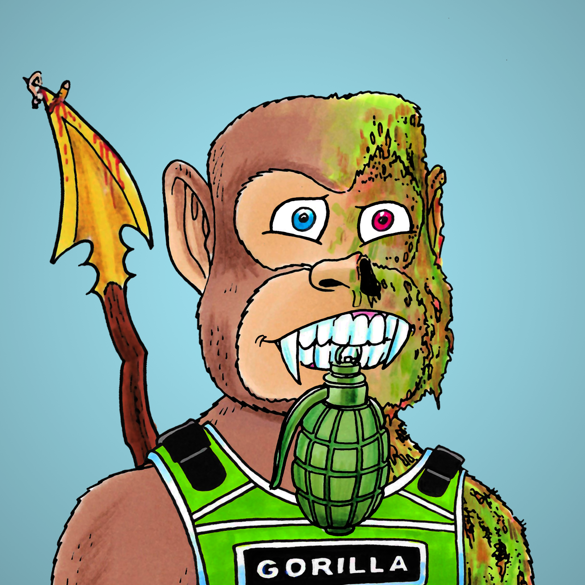 George Trosley - Jungle Freaks - Jungle Freak 6782 - NFT # 6782