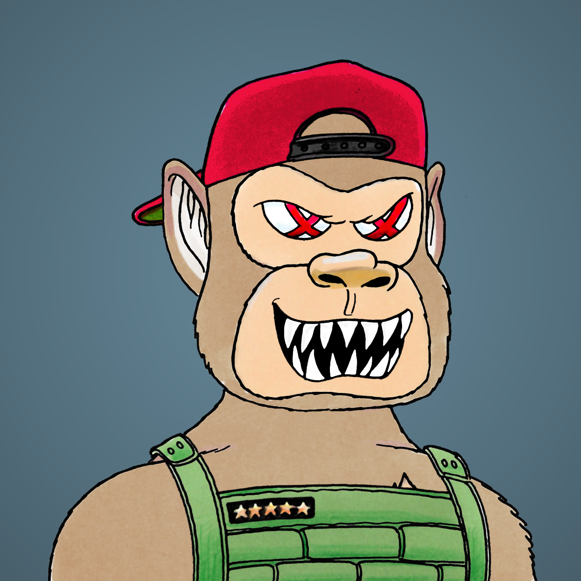 George Trosley - Jungle Freaks - Jungle Freak 6786 - NFT # 6786