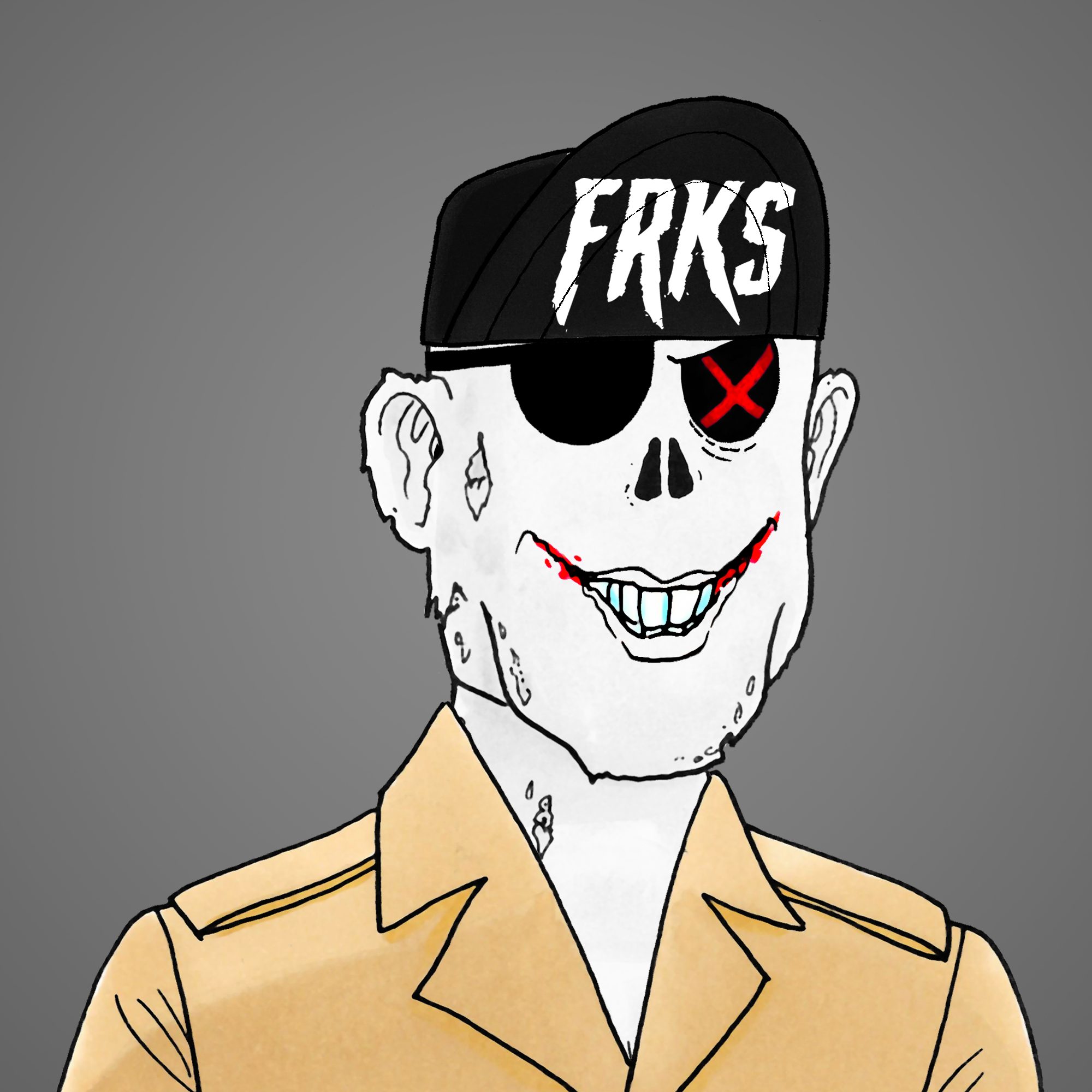 George Trosley - Jungle Freaks - Jungle Freak 6788 - NFT # 6788