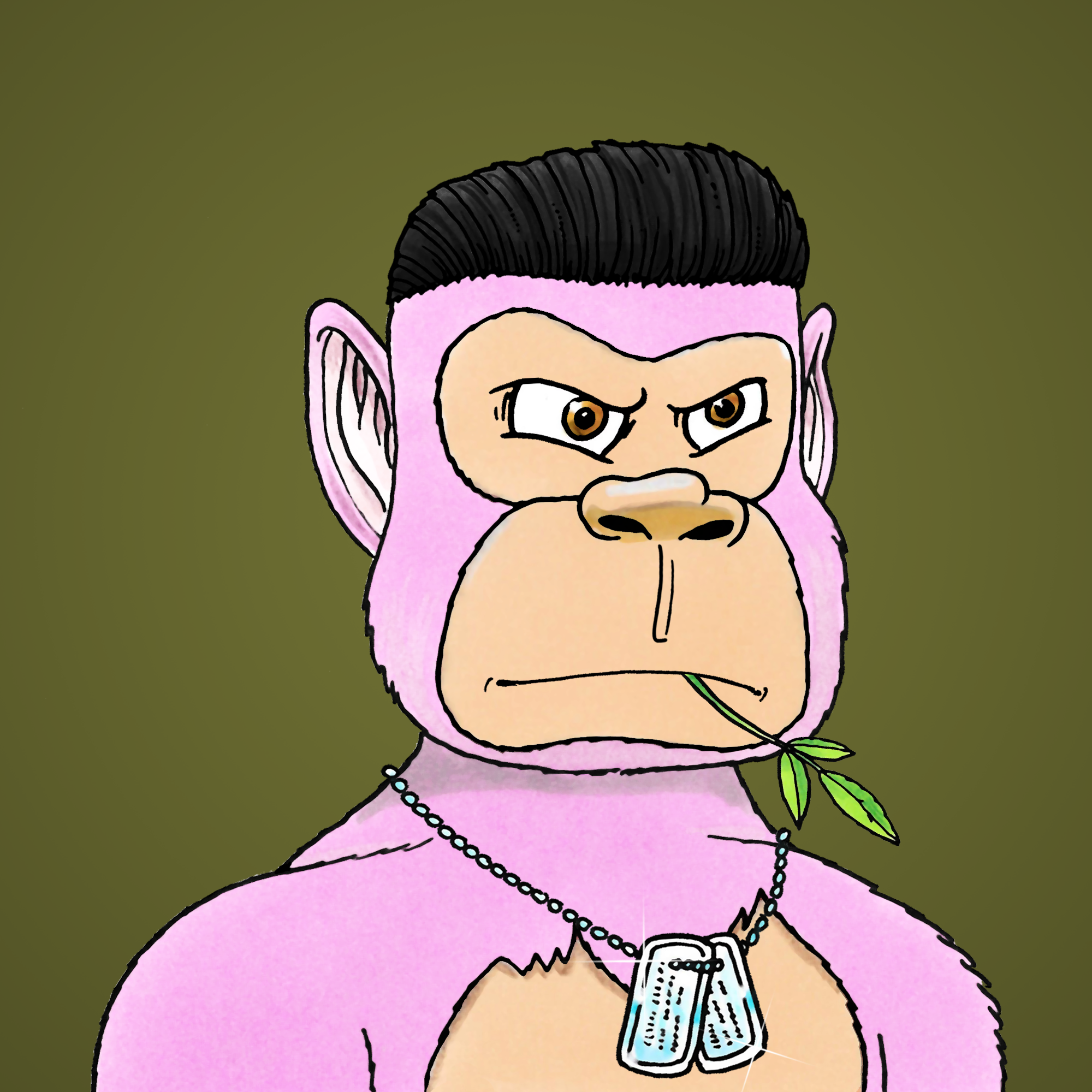 George Trosley - Jungle Freaks - Jungle Freak 6791 - NFT # 6791