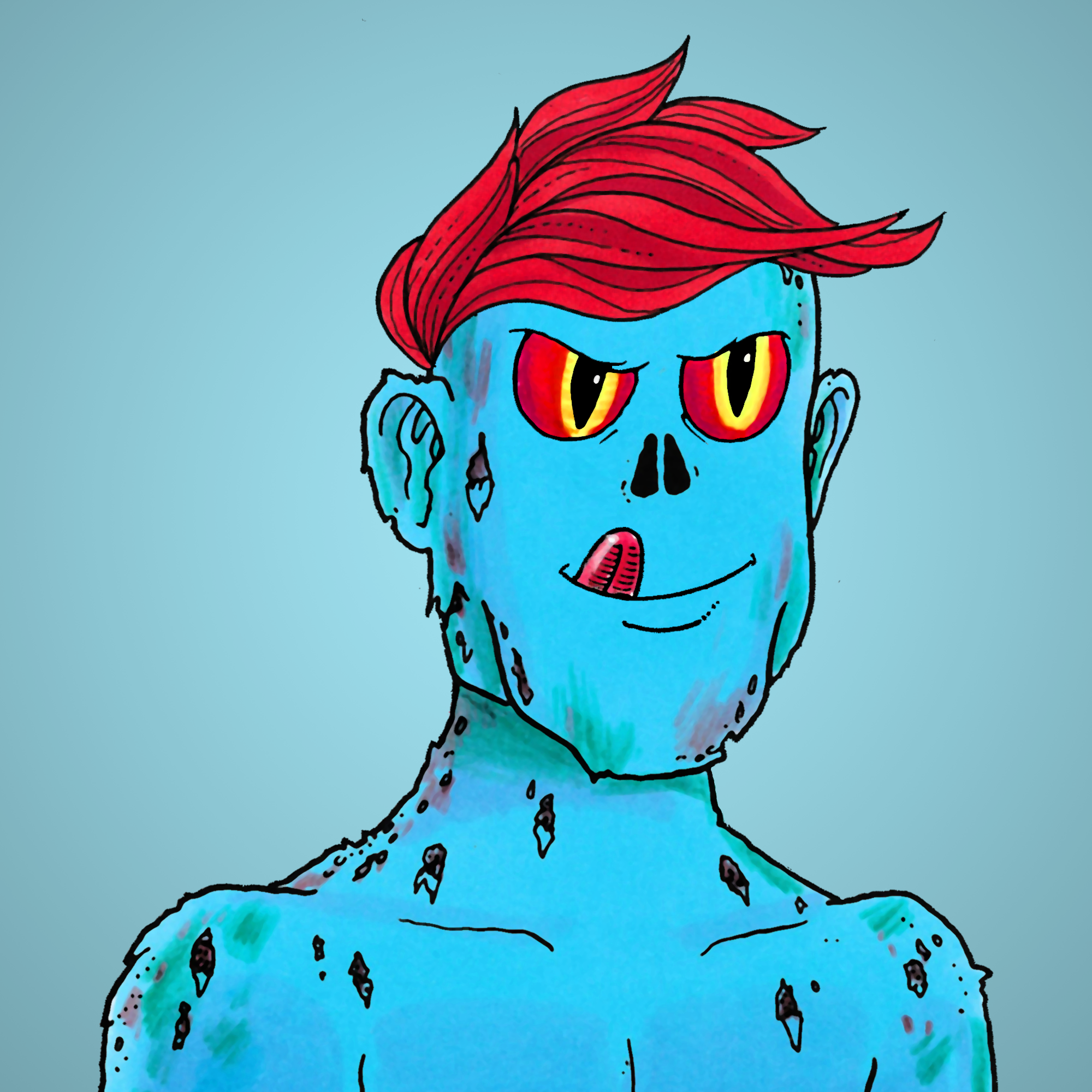 George Trosley - Jungle Freaks - Jungle Freak 6793 - NFT # 6793