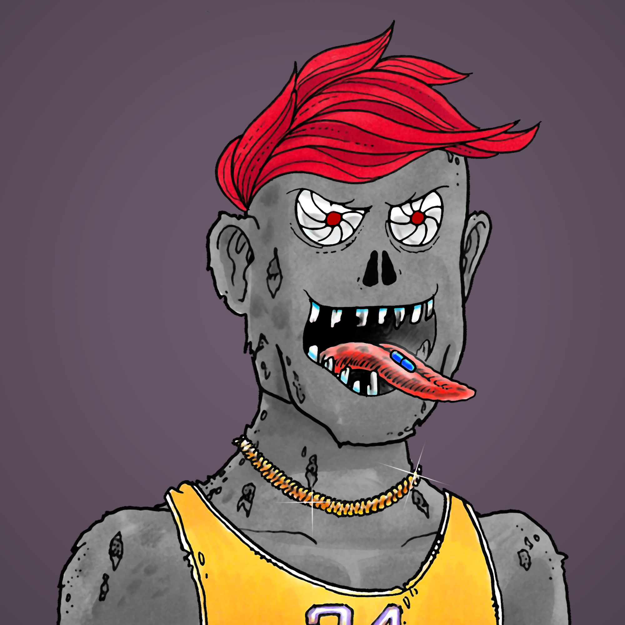 George Trosley - Jungle Freaks - Jungle Freak 6806 - NFT # 6806