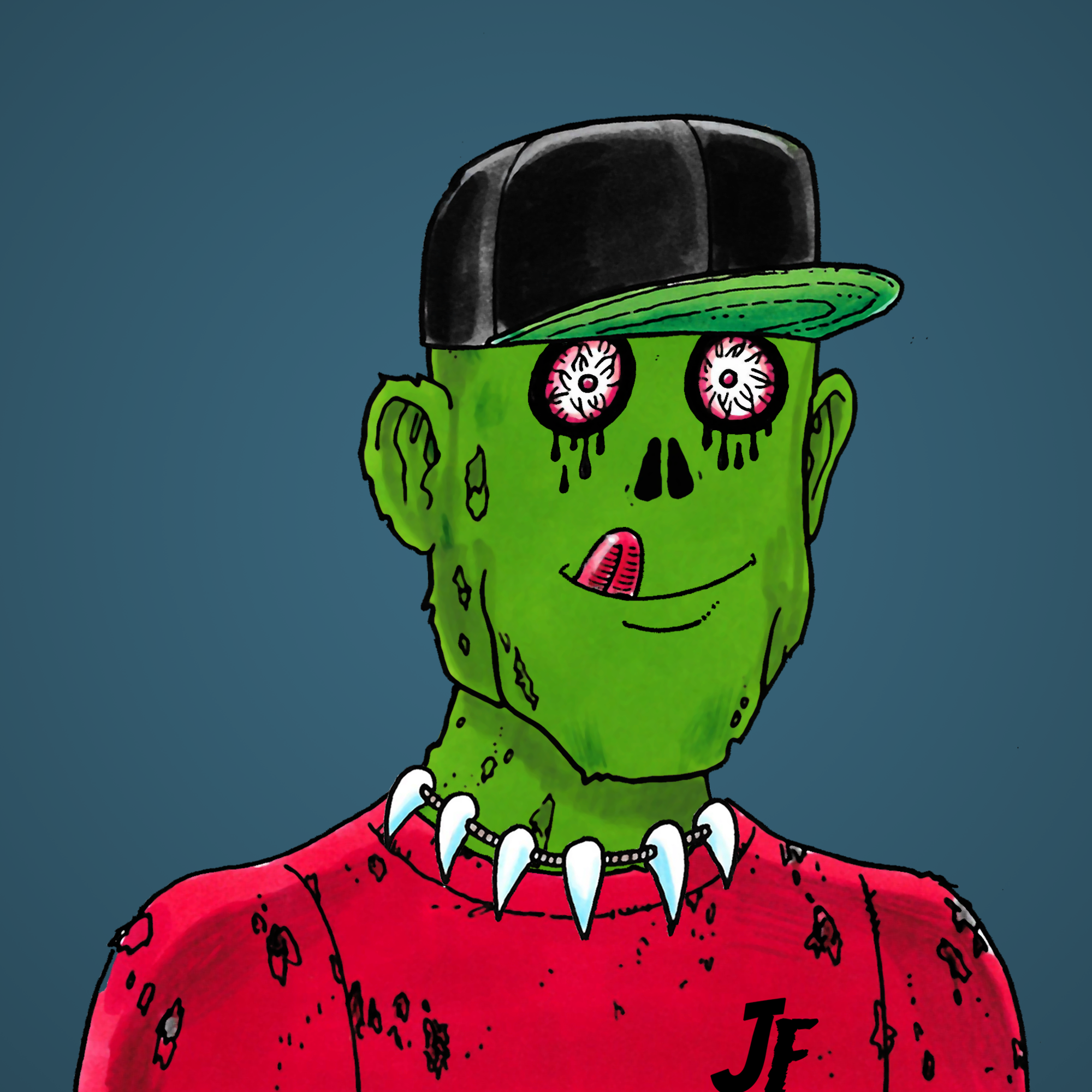 George Trosley - Jungle Freaks - Jungle Freak 6807 - NFT # 6807