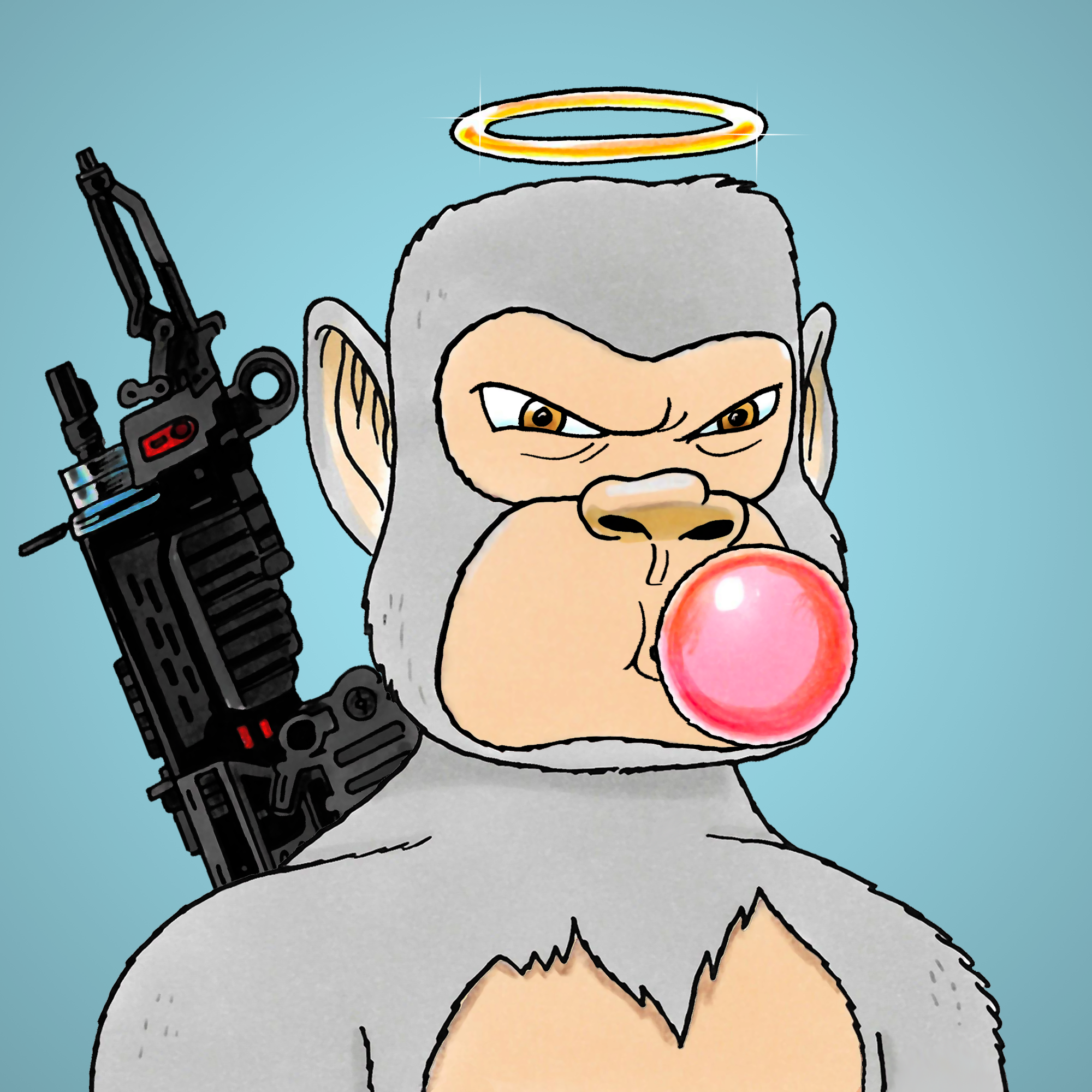 George Trosley - Jungle Freaks - Jungle Freak 6808 - NFT # 6808