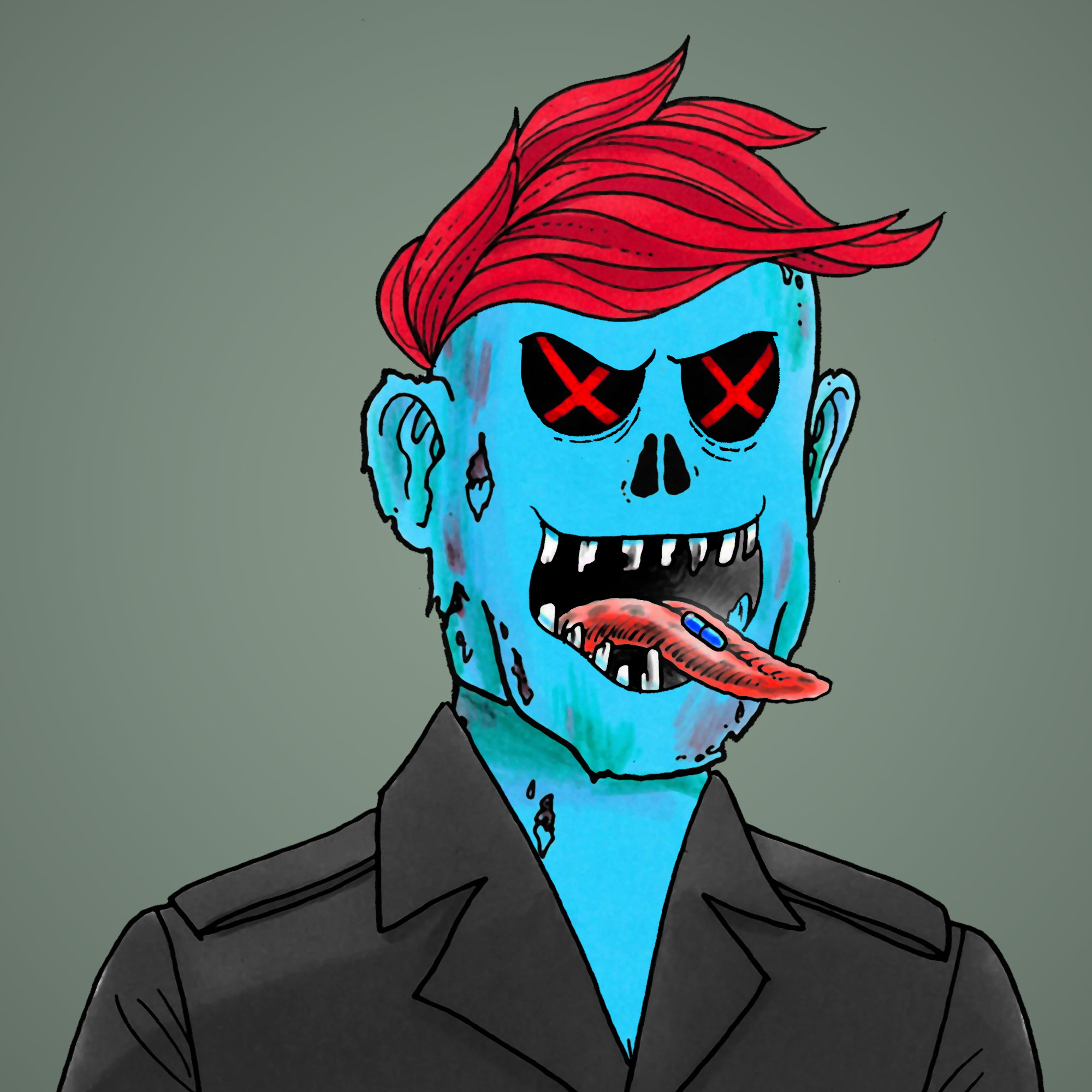 George Trosley - Jungle Freaks - Jungle Freak 6809 - NFT # 6809