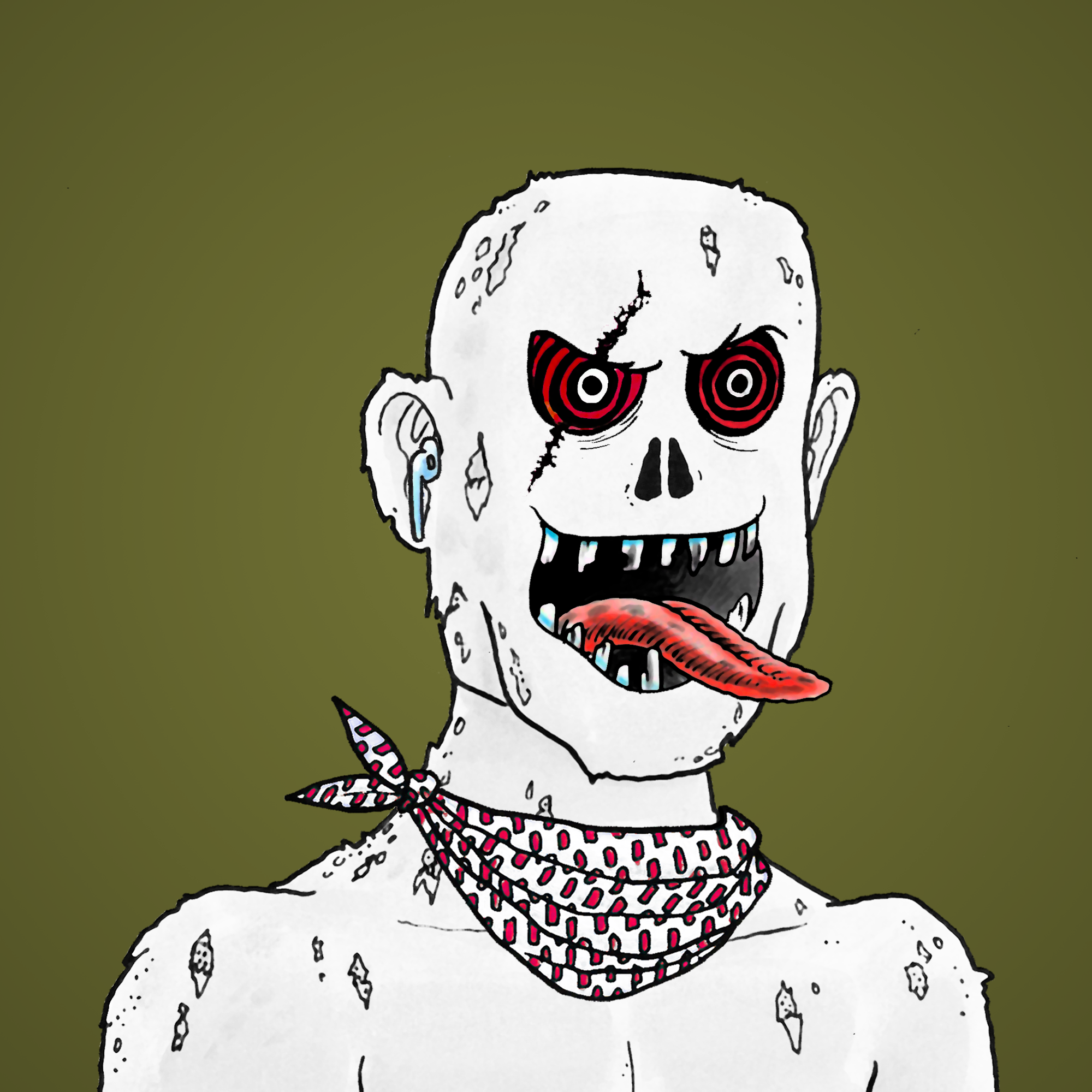 George Trosley - Jungle Freaks - Jungle Freak 681 - NFT # 681