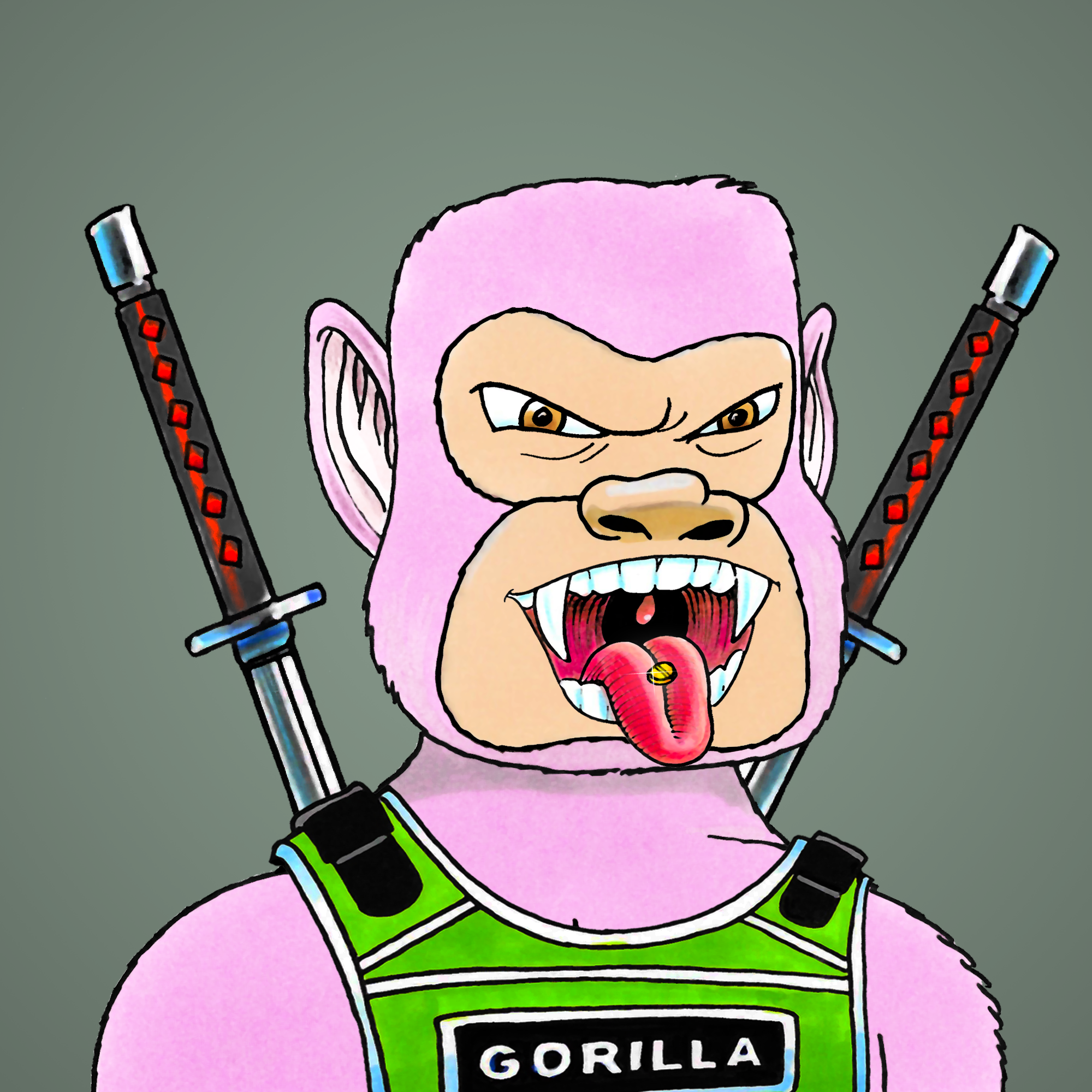 George Trosley - Jungle Freaks - Jungle Freak 6814 - NFT # 6814