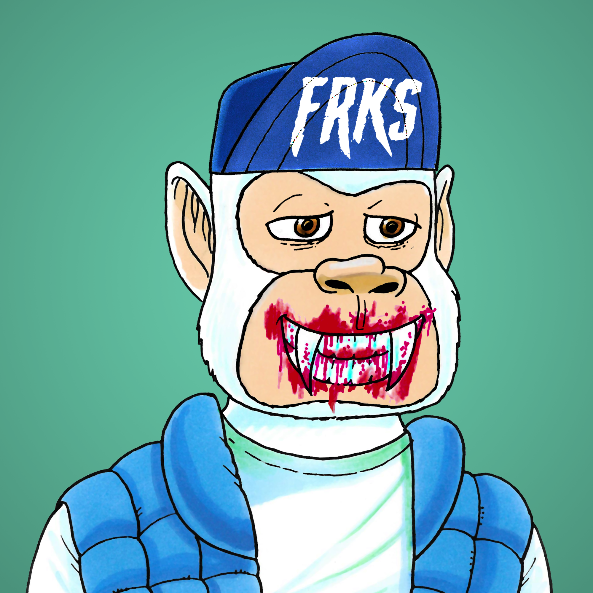 George Trosley - Jungle Freaks - Jungle Freak 6816 - NFT # 6816