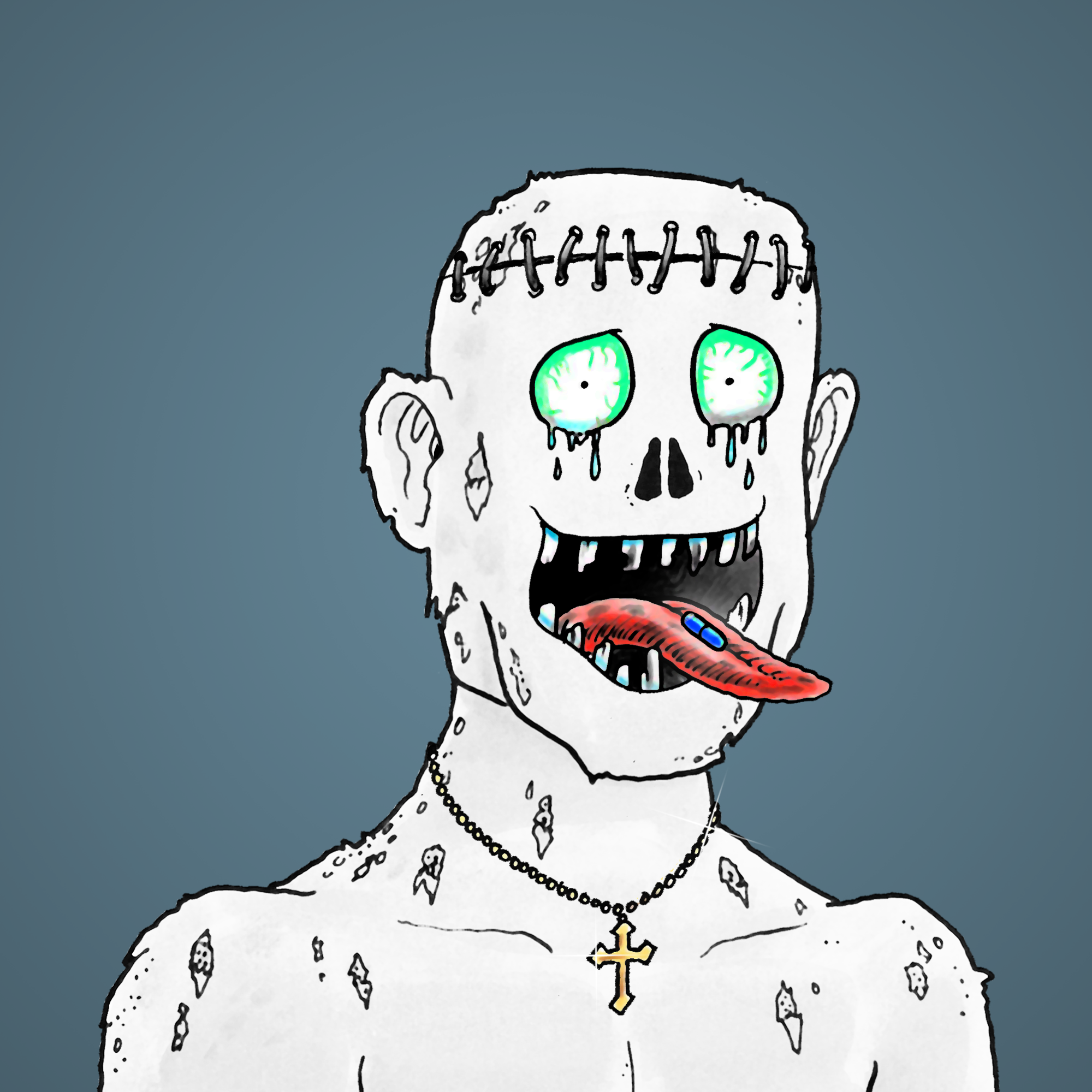 George Trosley - Jungle Freaks - Jungle Freak 6823 - NFT # 6823