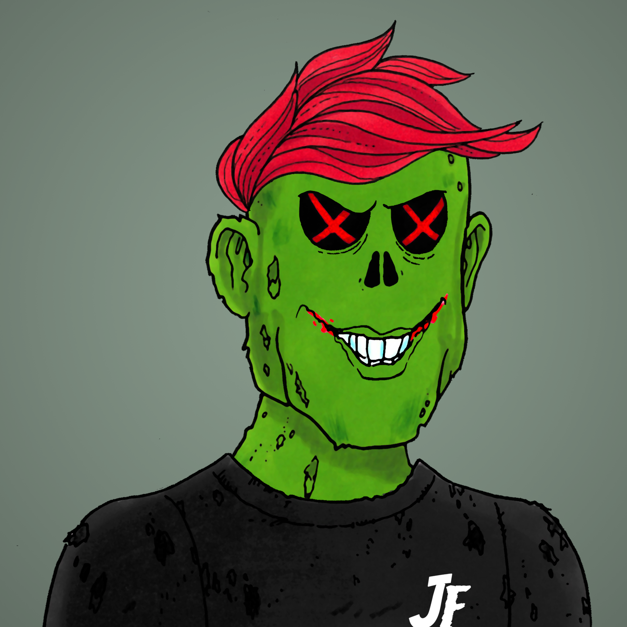 George Trosley - Jungle Freaks - Jungle Freak 6826 - NFT # 6826