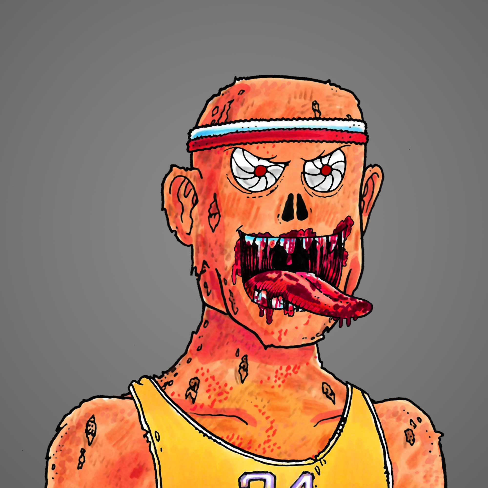 George Trosley - Jungle Freaks - Jungle Freak 6834 - NFT # 6834