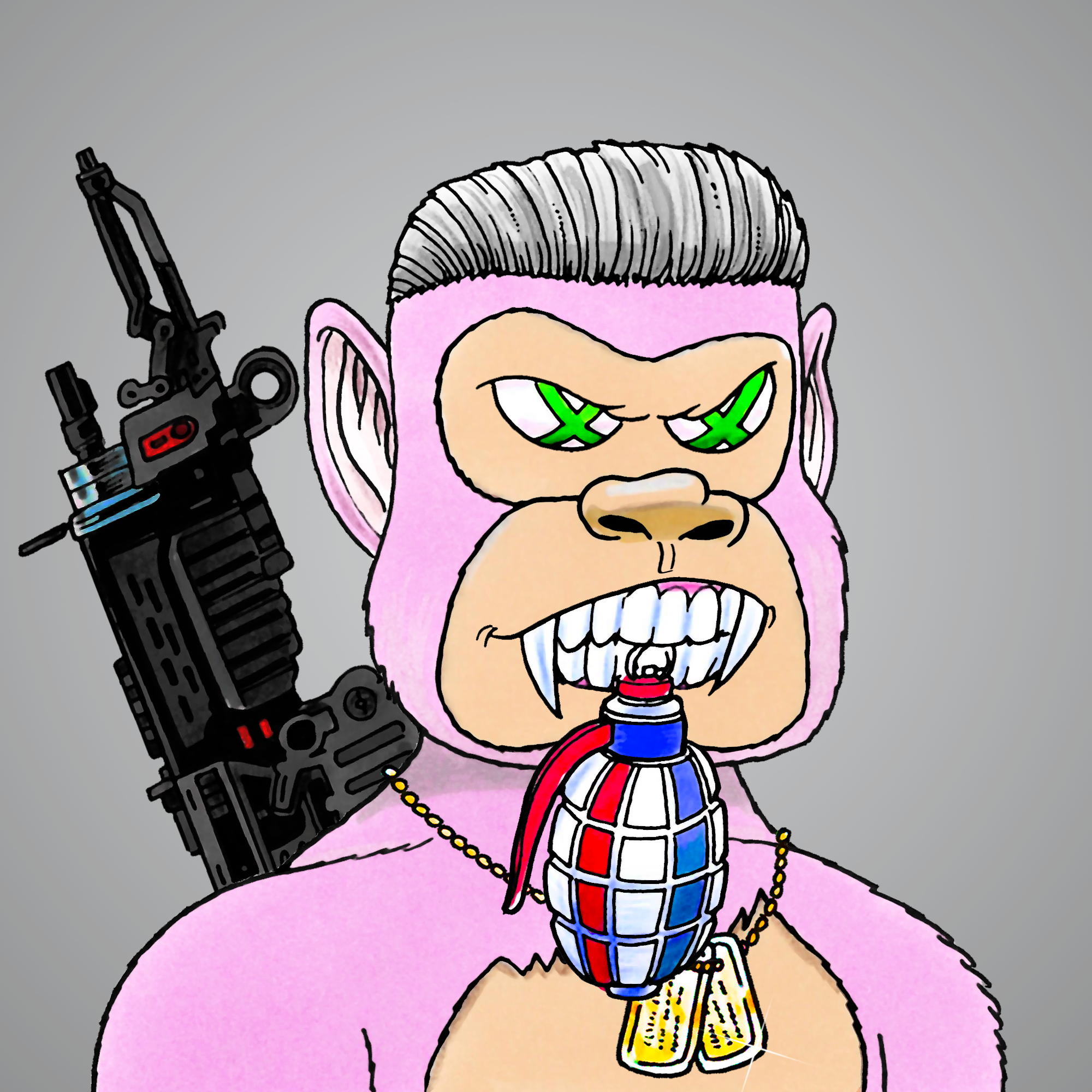 George Trosley - Jungle Freaks - Jungle Freak 6835 - NFT # 6835