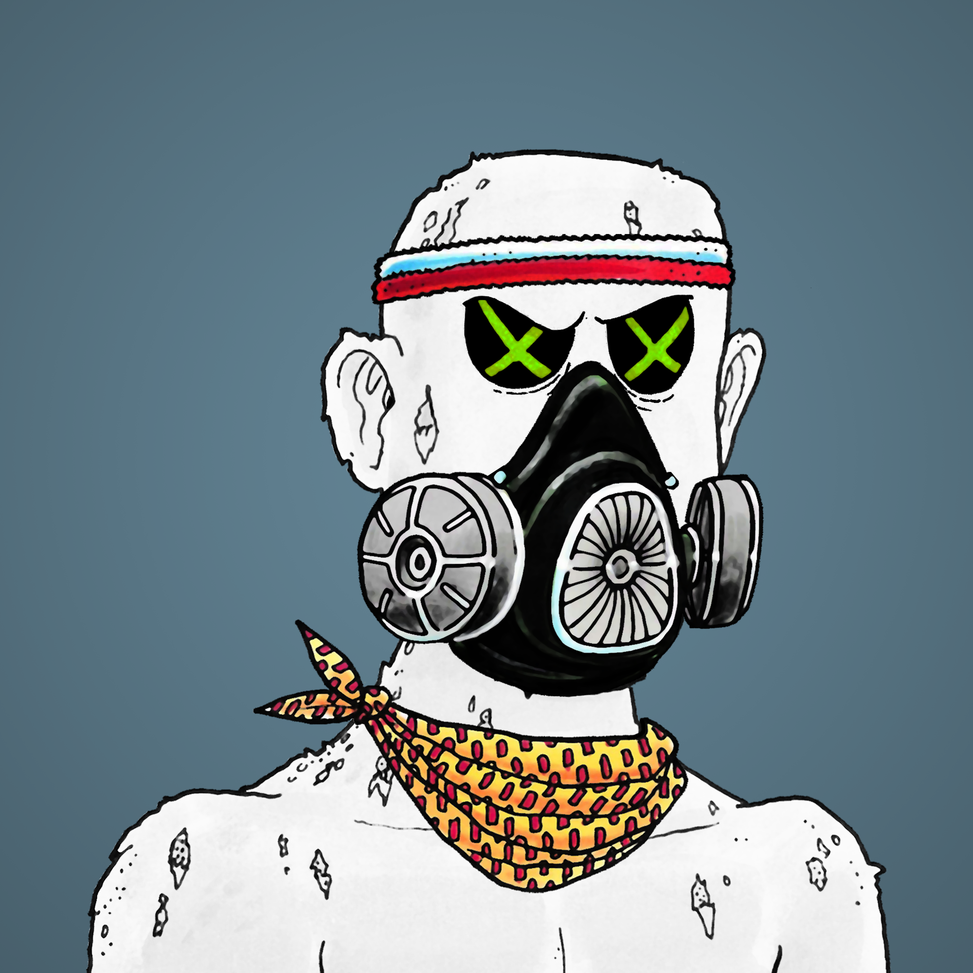 George Trosley - Jungle Freaks - Jungle Freak 6844 - NFT # 6844