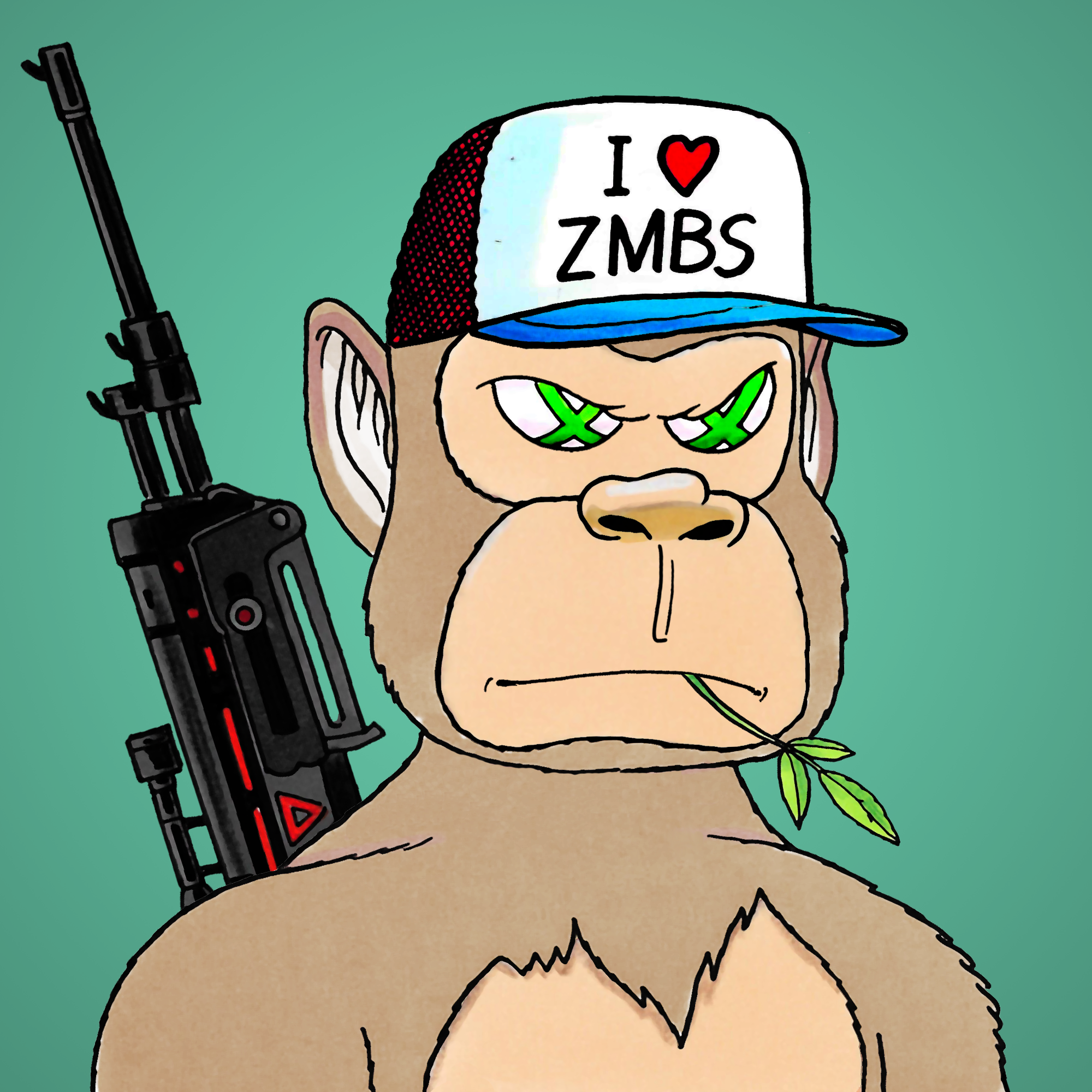 George Trosley - Jungle Freaks - Jungle Freak 685 - NFT # 685