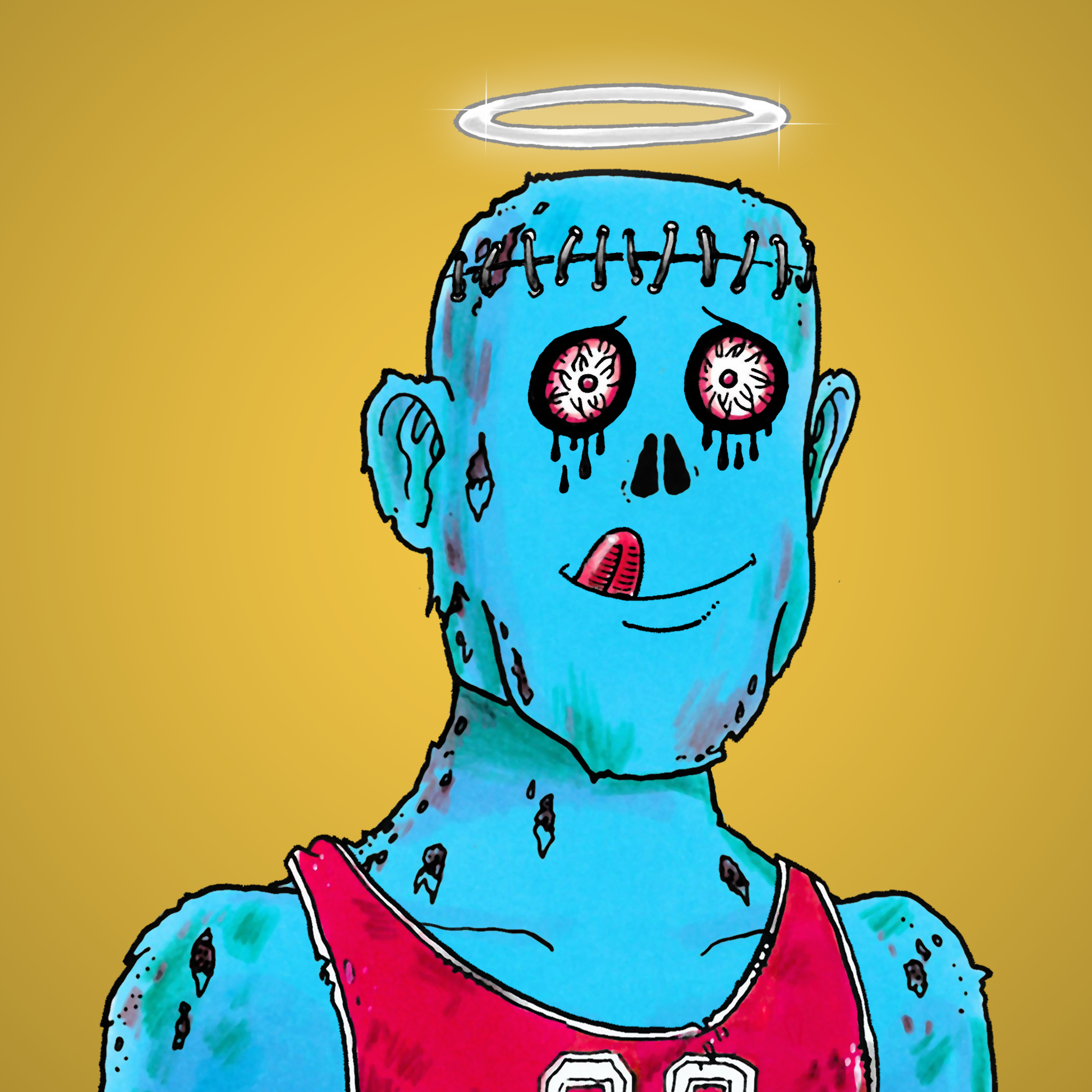 George Trosley - Jungle Freaks - Jungle Freak 6853 - NFT # 6853