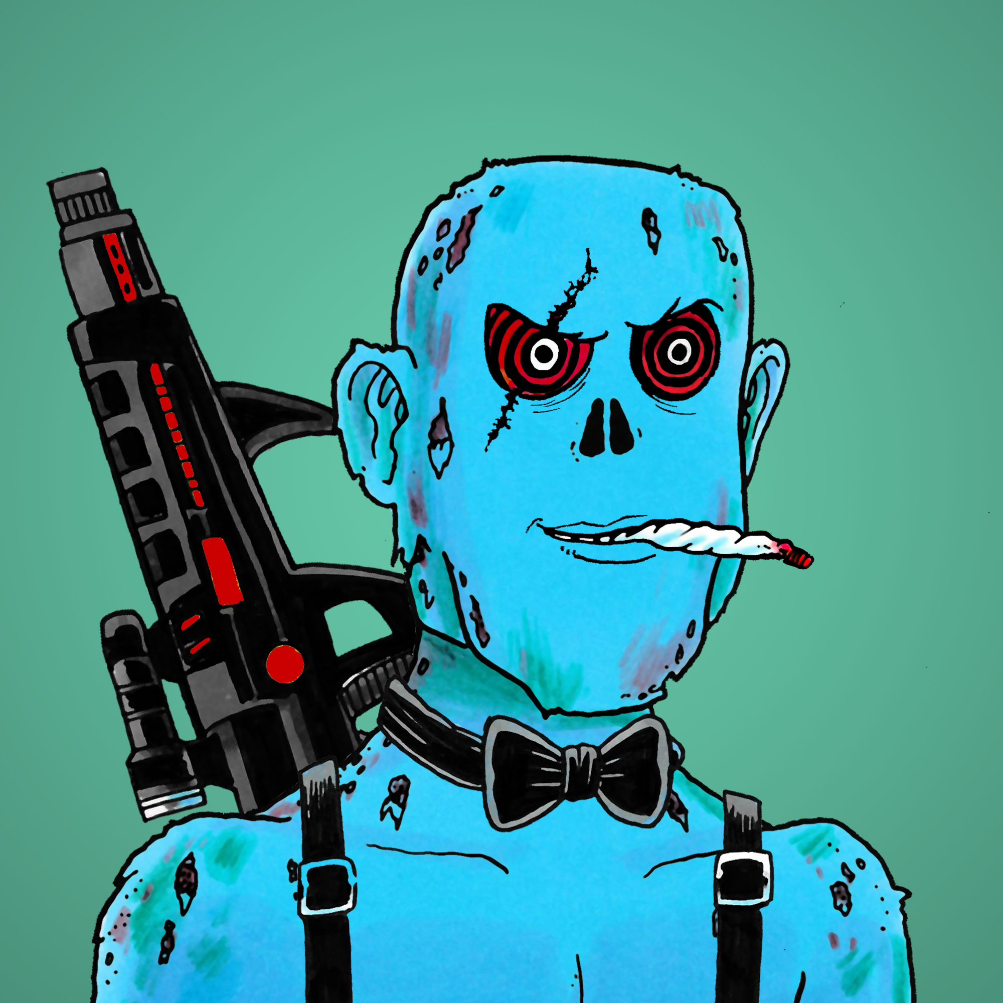 George Trosley - Jungle Freaks - Jungle Freak 6856 - NFT # 6856