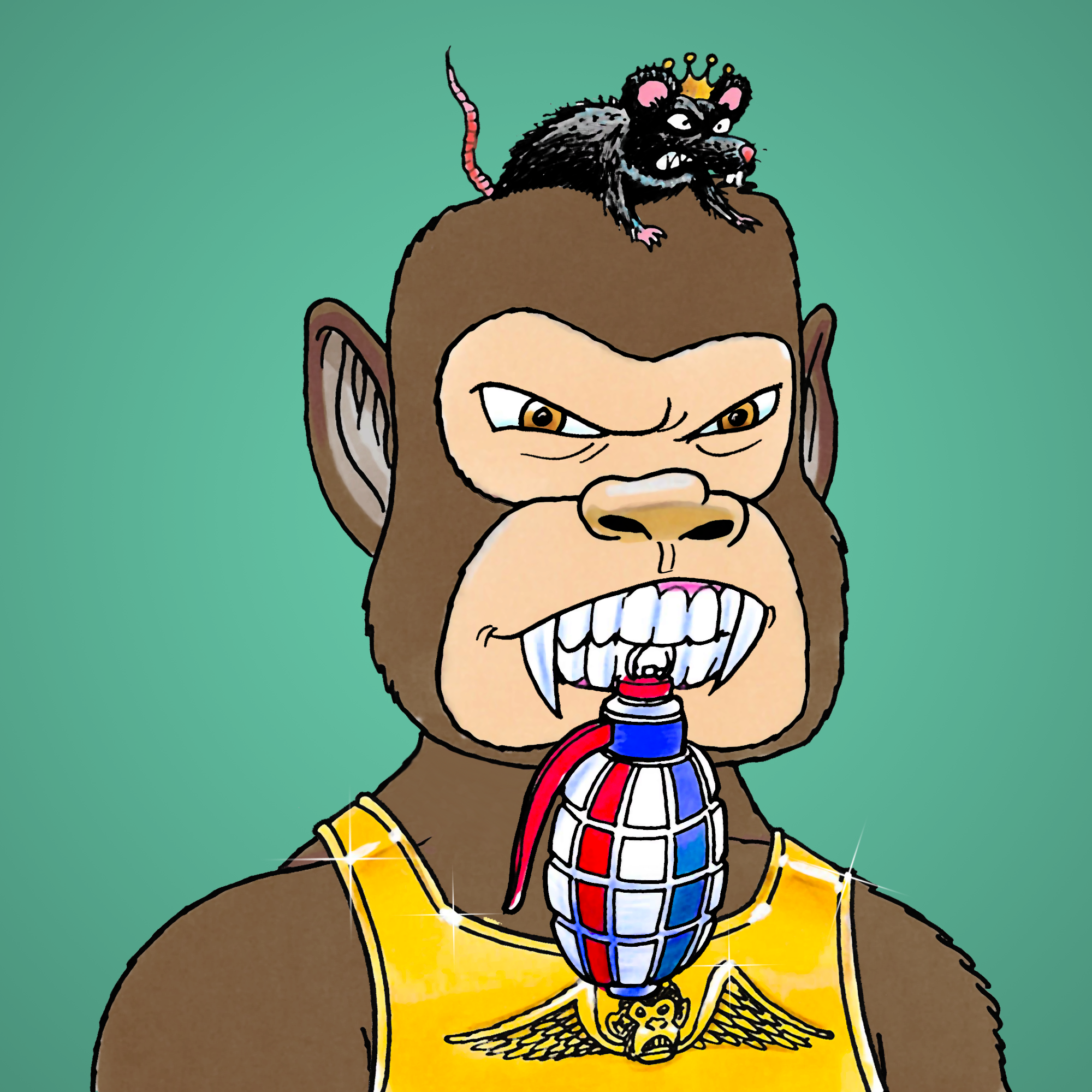 George Trosley - Jungle Freaks - Jungle Freak 686 - NFT # 686