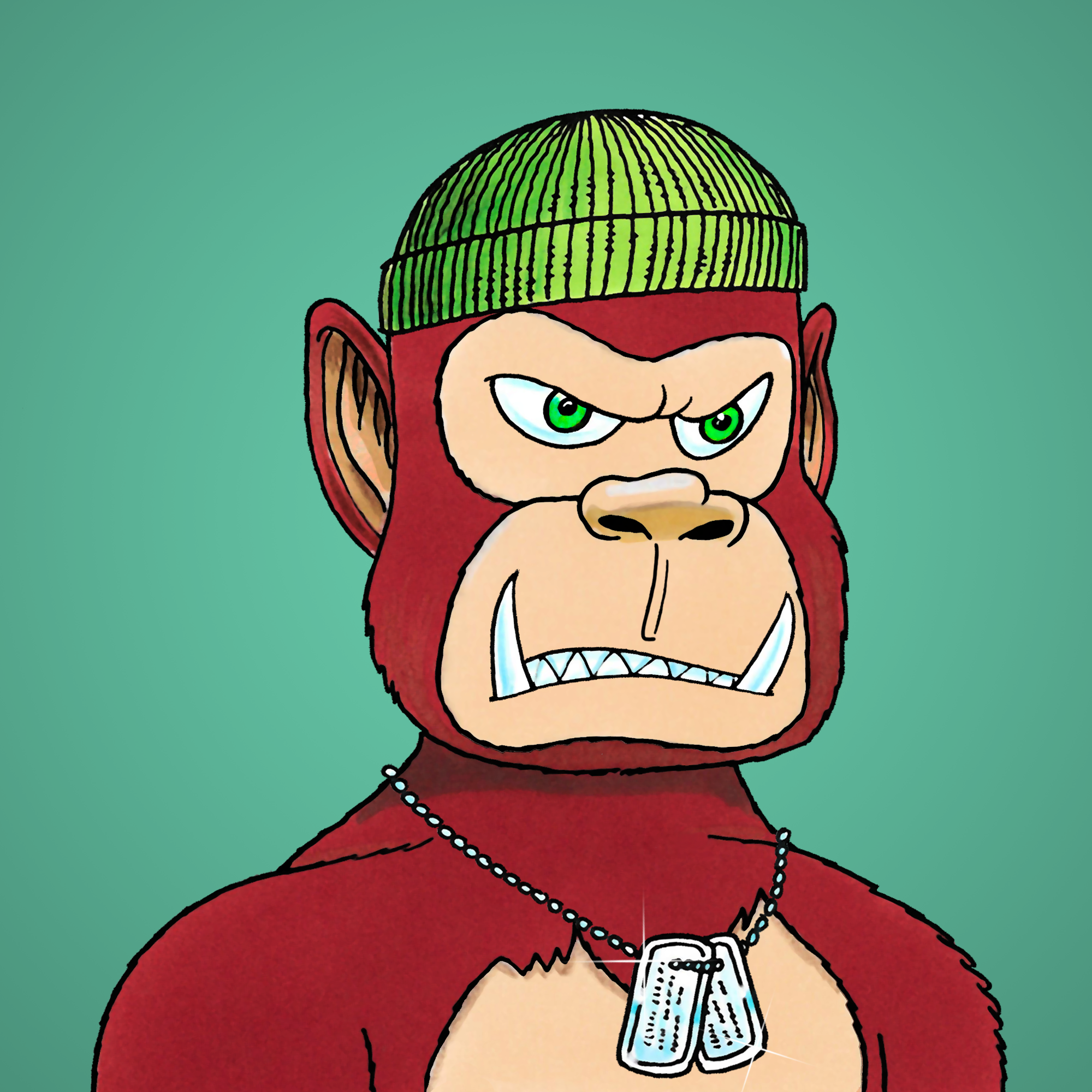 George Trosley - Jungle Freaks - Jungle Freak 6867 - NFT # 6867