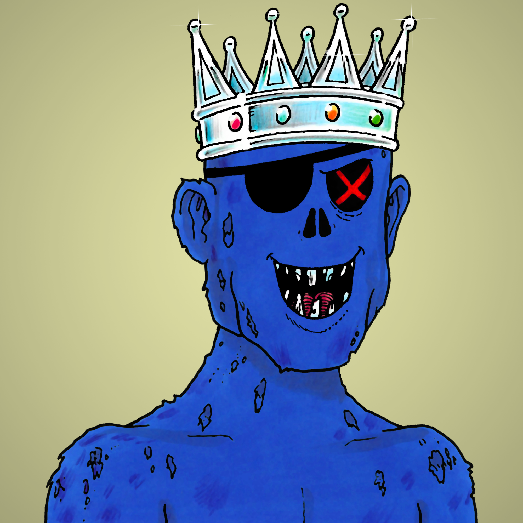 George Trosley - Jungle Freaks - Jungle Freak 6871 - NFT # 6871