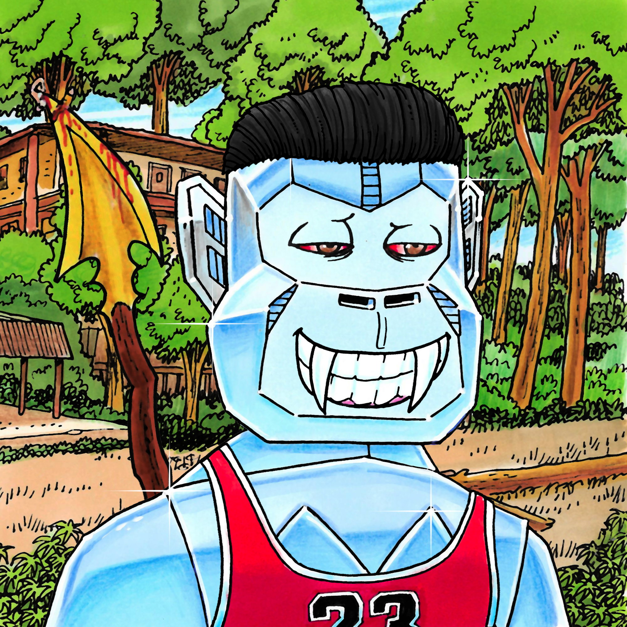 George Trosley - Jungle Freaks - Jungle Freak 6875 - NFT # 6875