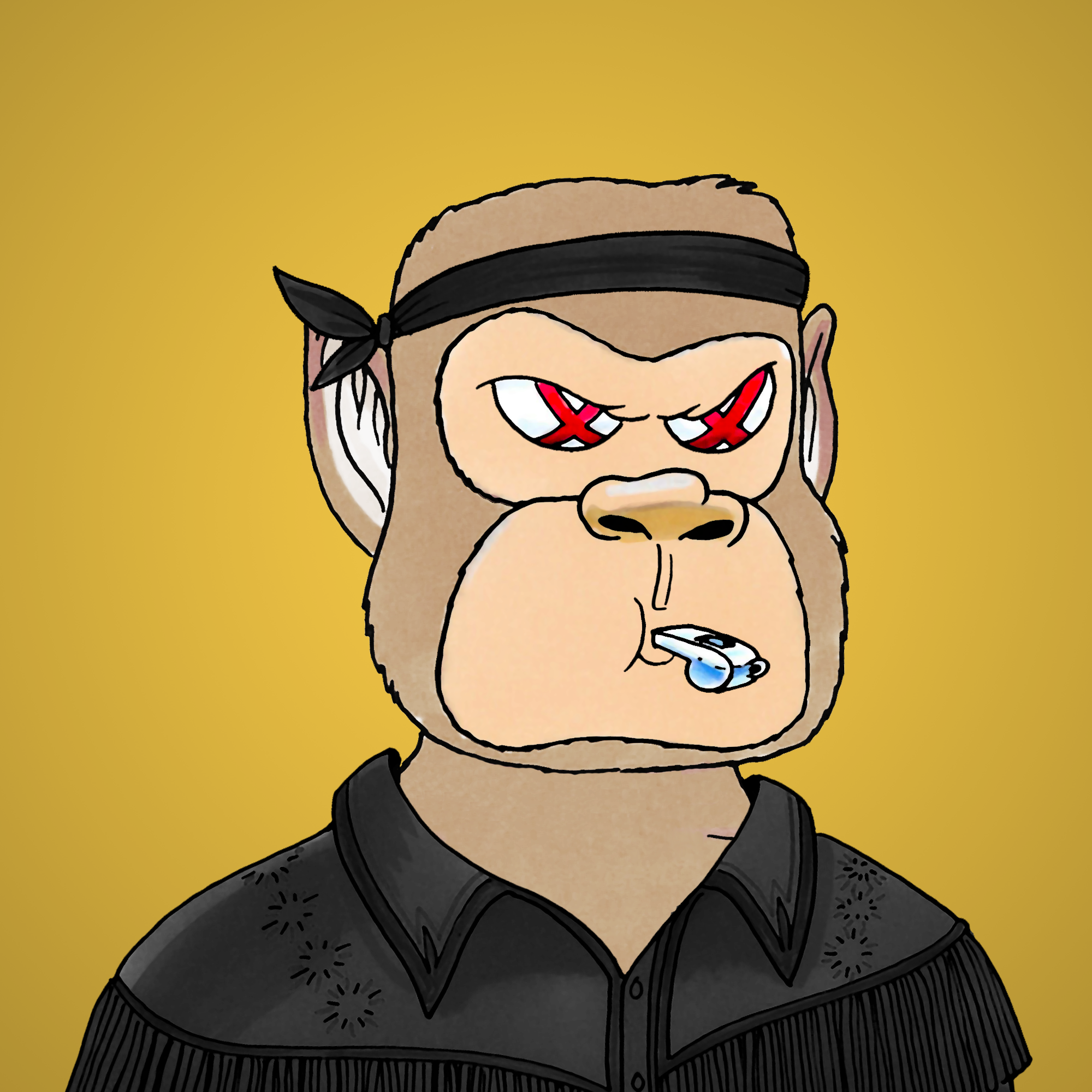 George Trosley - Jungle Freaks - Jungle Freak 6876 - NFT # 6876