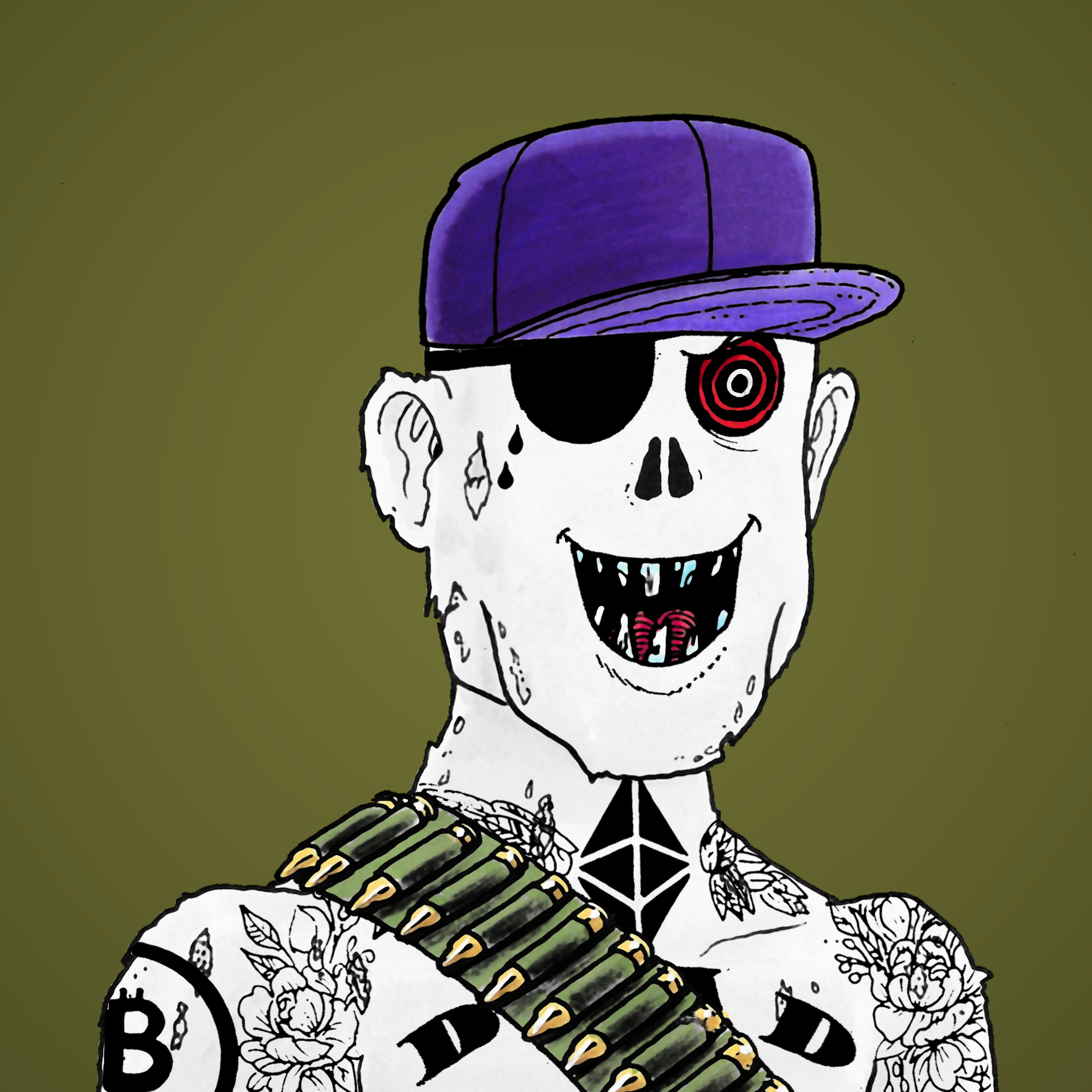 George Trosley - Jungle Freaks - Jungle Freak 6883 - NFT # 6883